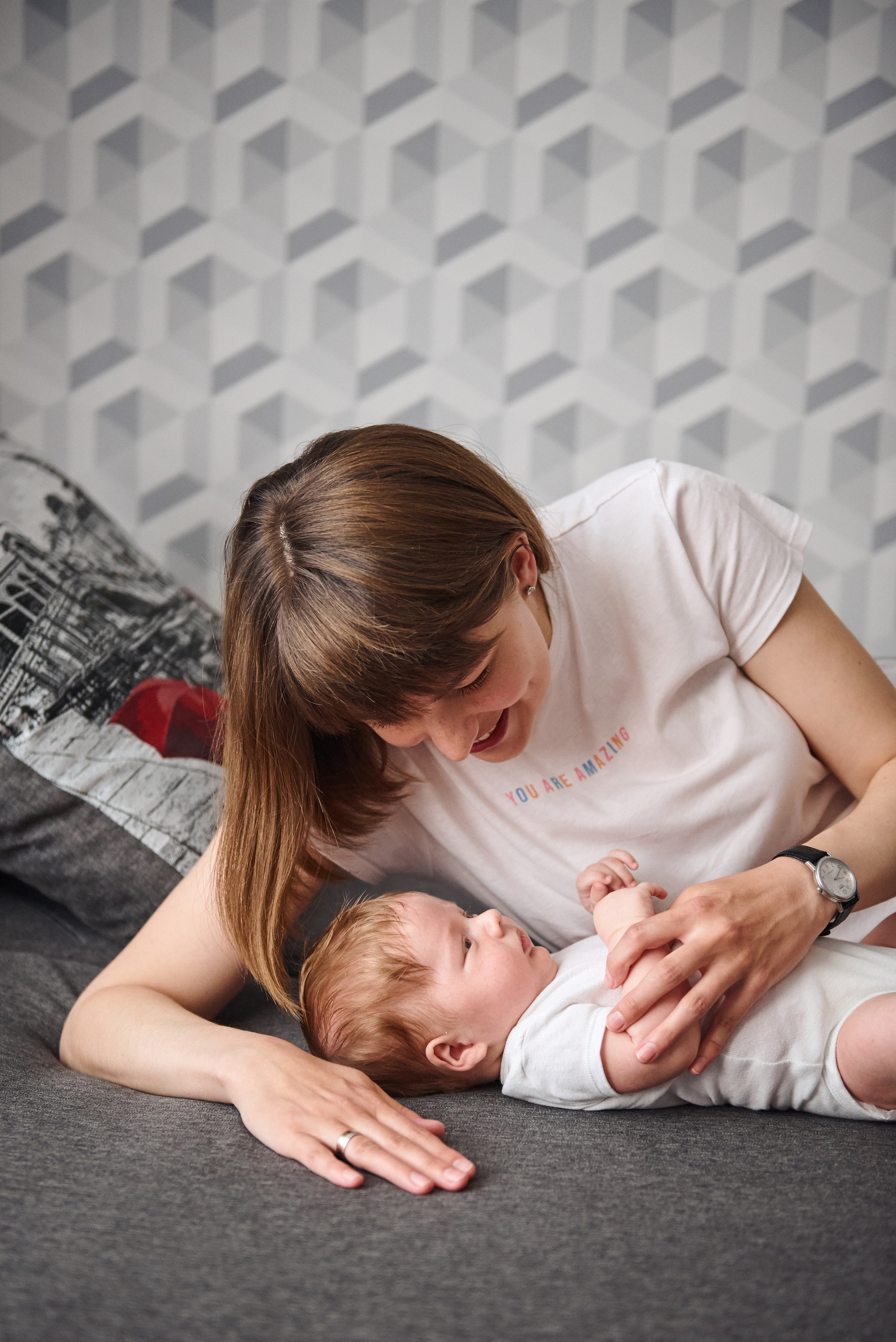 Таня Віталій Давид і Ніка. Фотограф новонароджених діток та їх сімей в Тернополі
