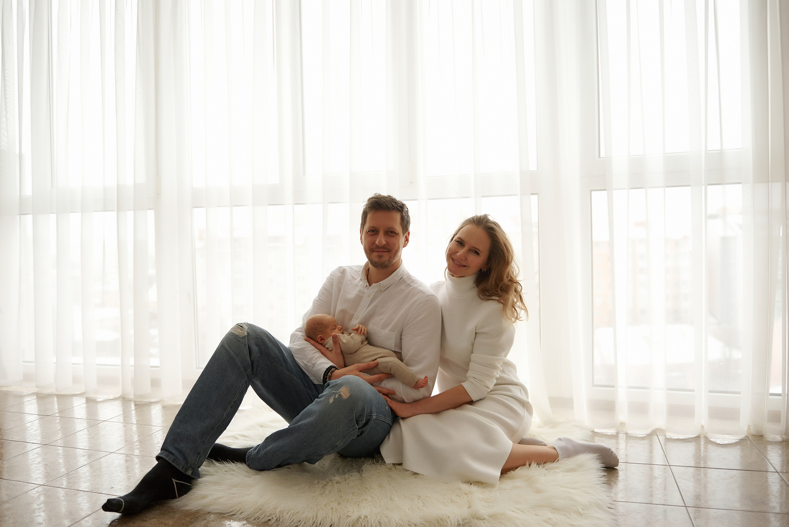 Дамір 7 тижнів. Фотограф новонароджених діток та їх сімей в Тернополі