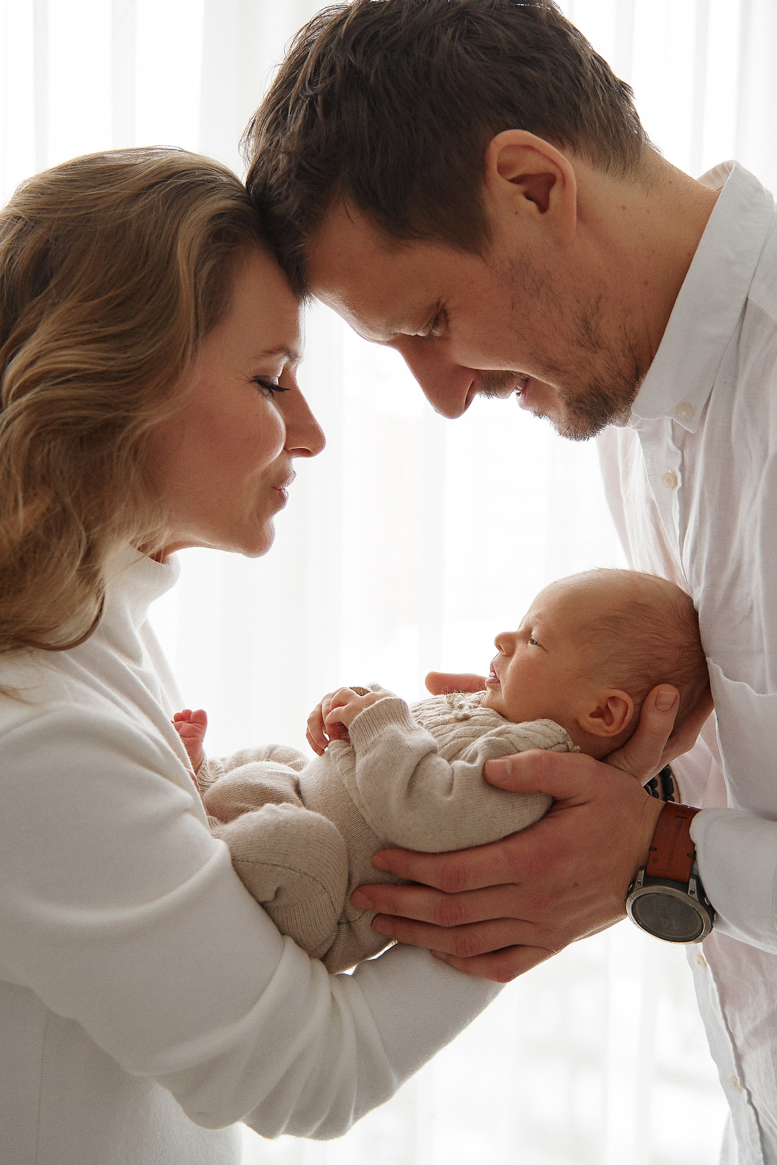Дамір 7 тижнів. Фотограф новонароджених діток та їх сімей в Тернополі
