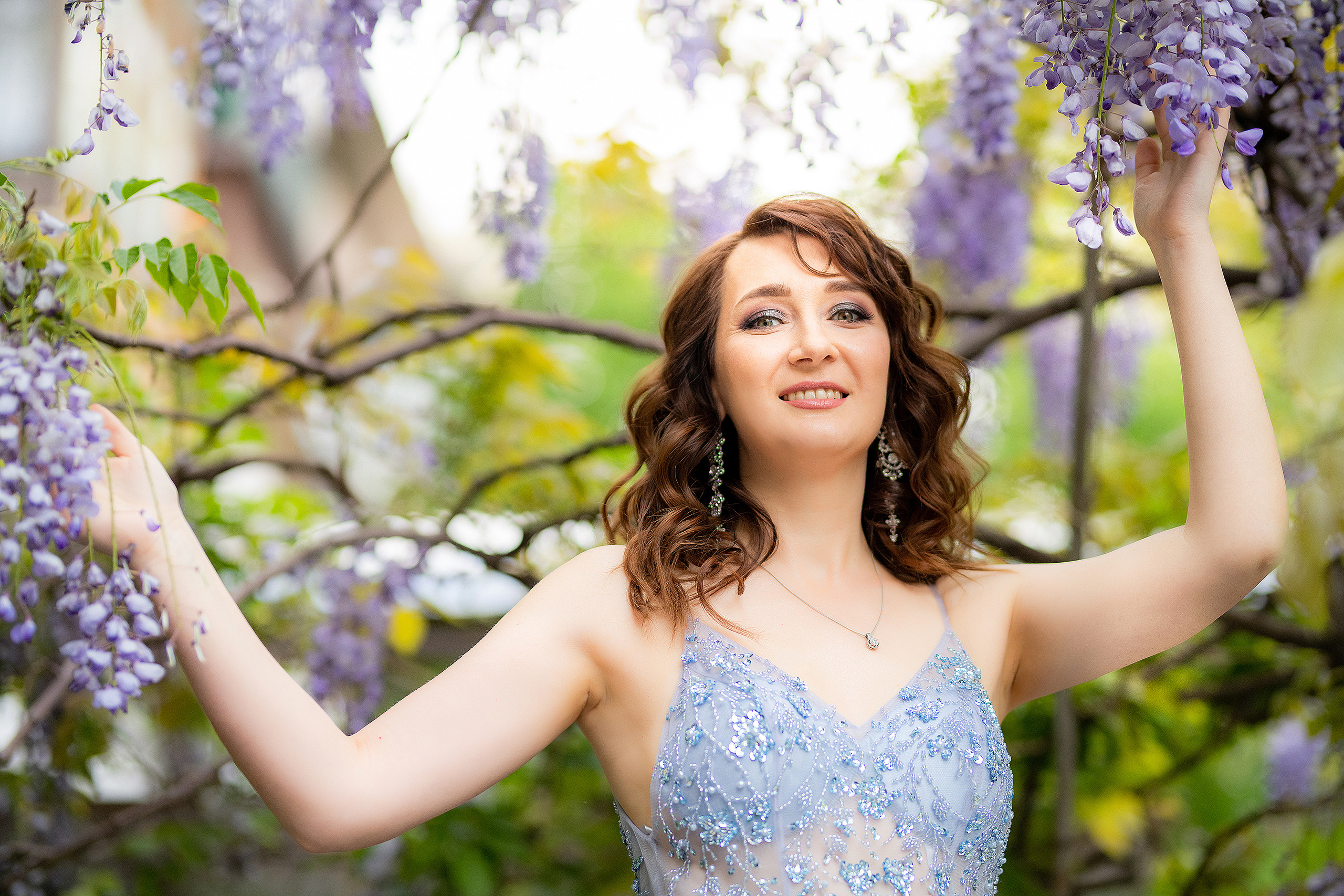 Фотосессия в глицинии. Фотограф в Запоріжжі та Європі