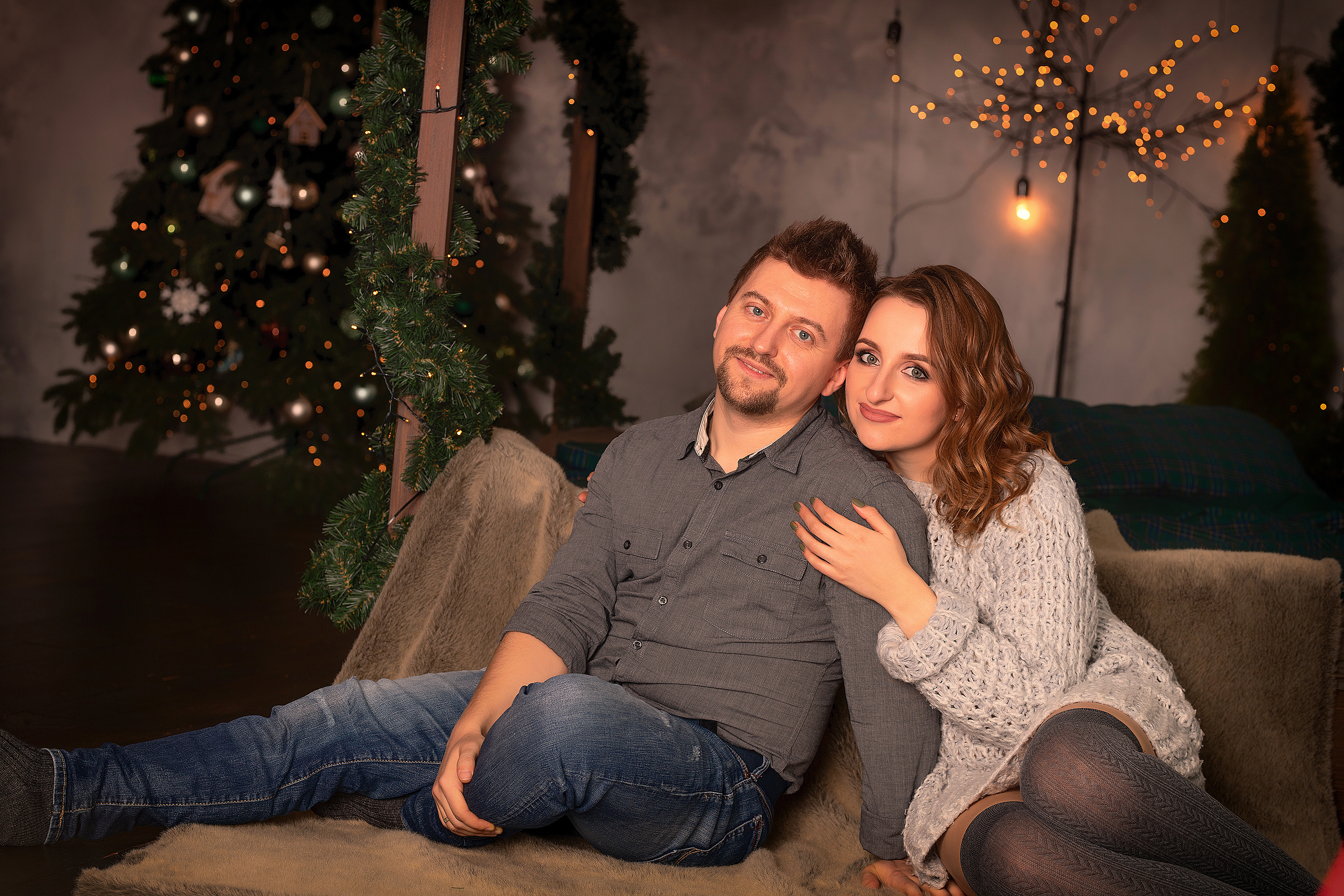 Семейная лавстори в студии