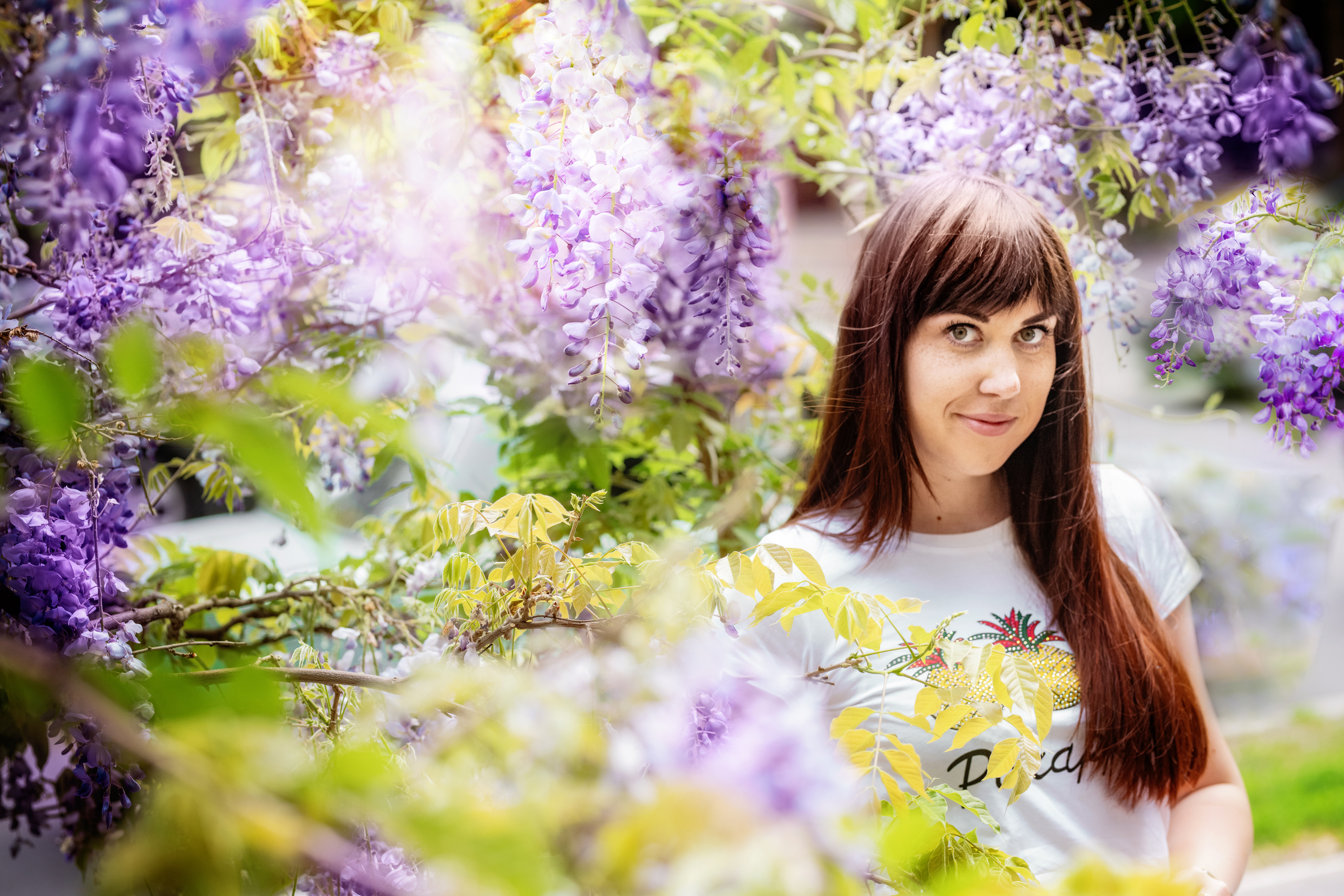 Фотосессия в глицинии. Фотограф в Запоріжжі та Європі