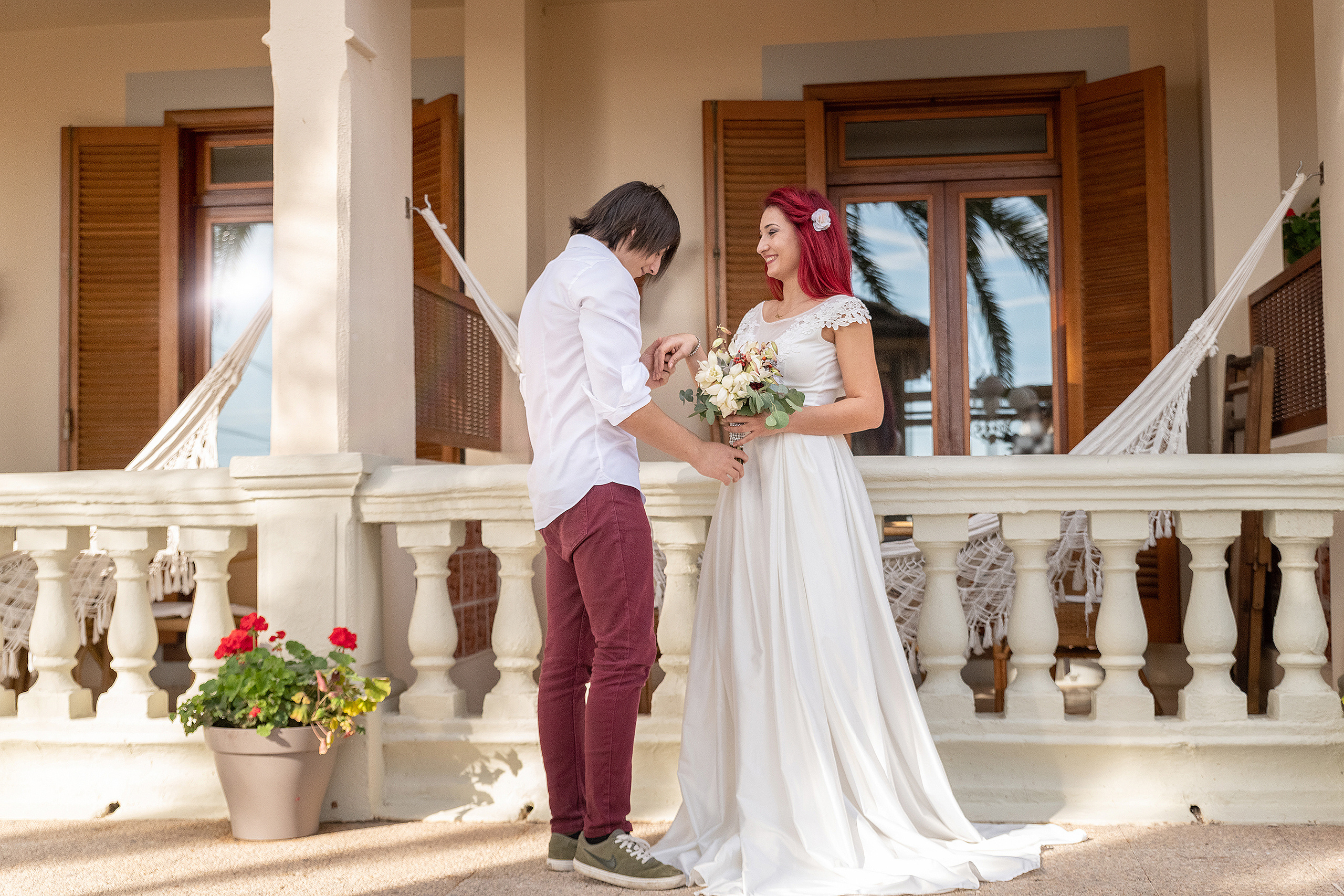 Влюбленная пара , признание в любви