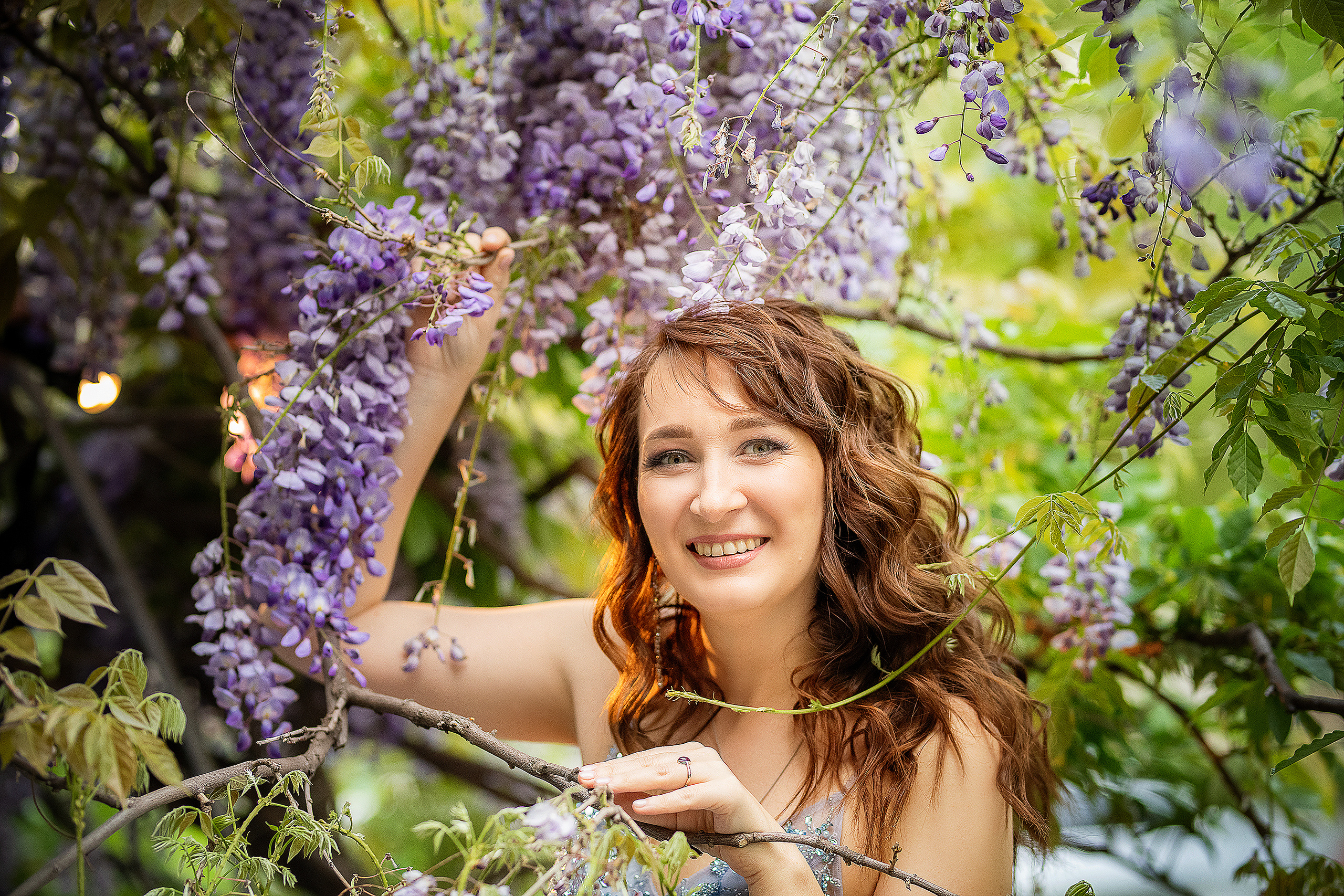 Фотосессия в глицинии. Фотограф в Запоріжжі та Європі