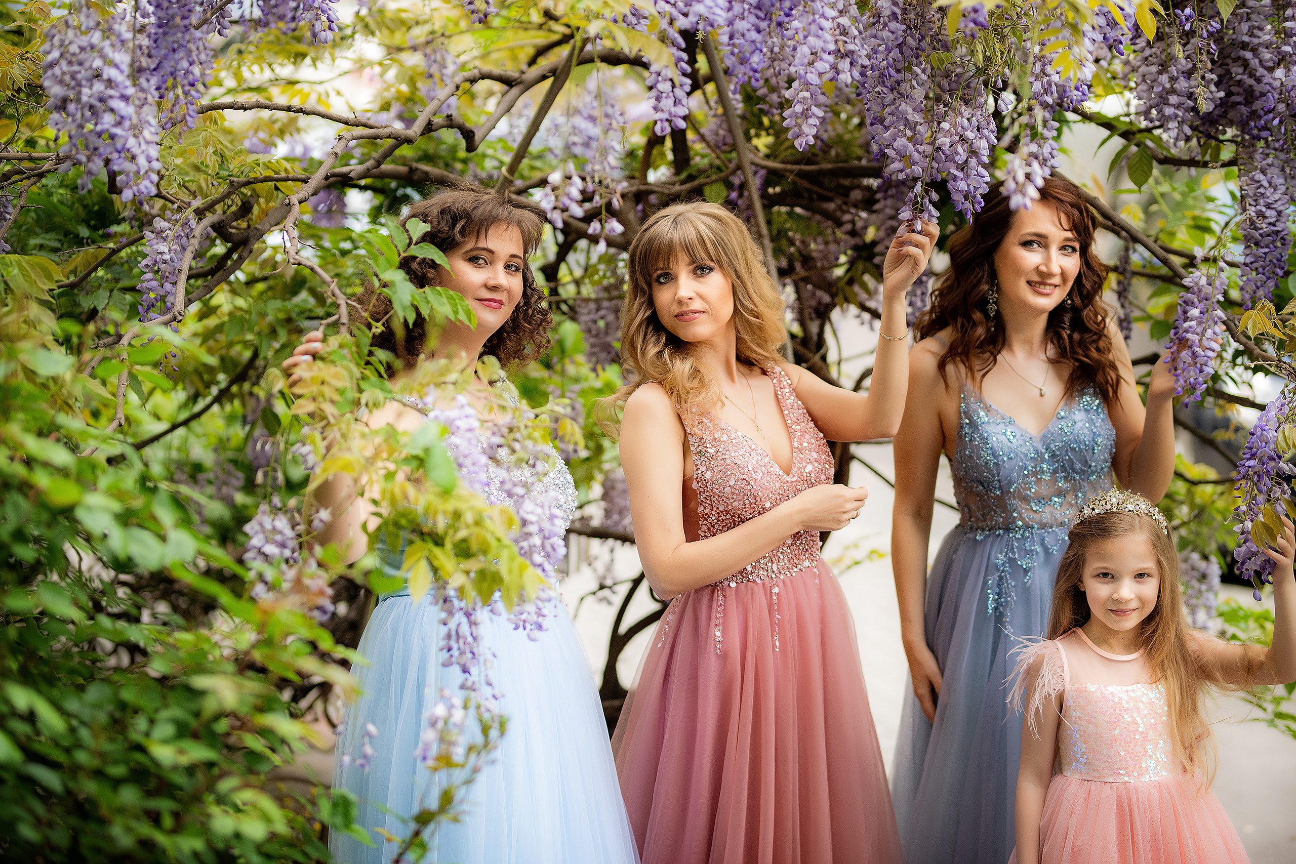 Фотосессия в глицинии. Фотограф в Запоріжжі та Європі