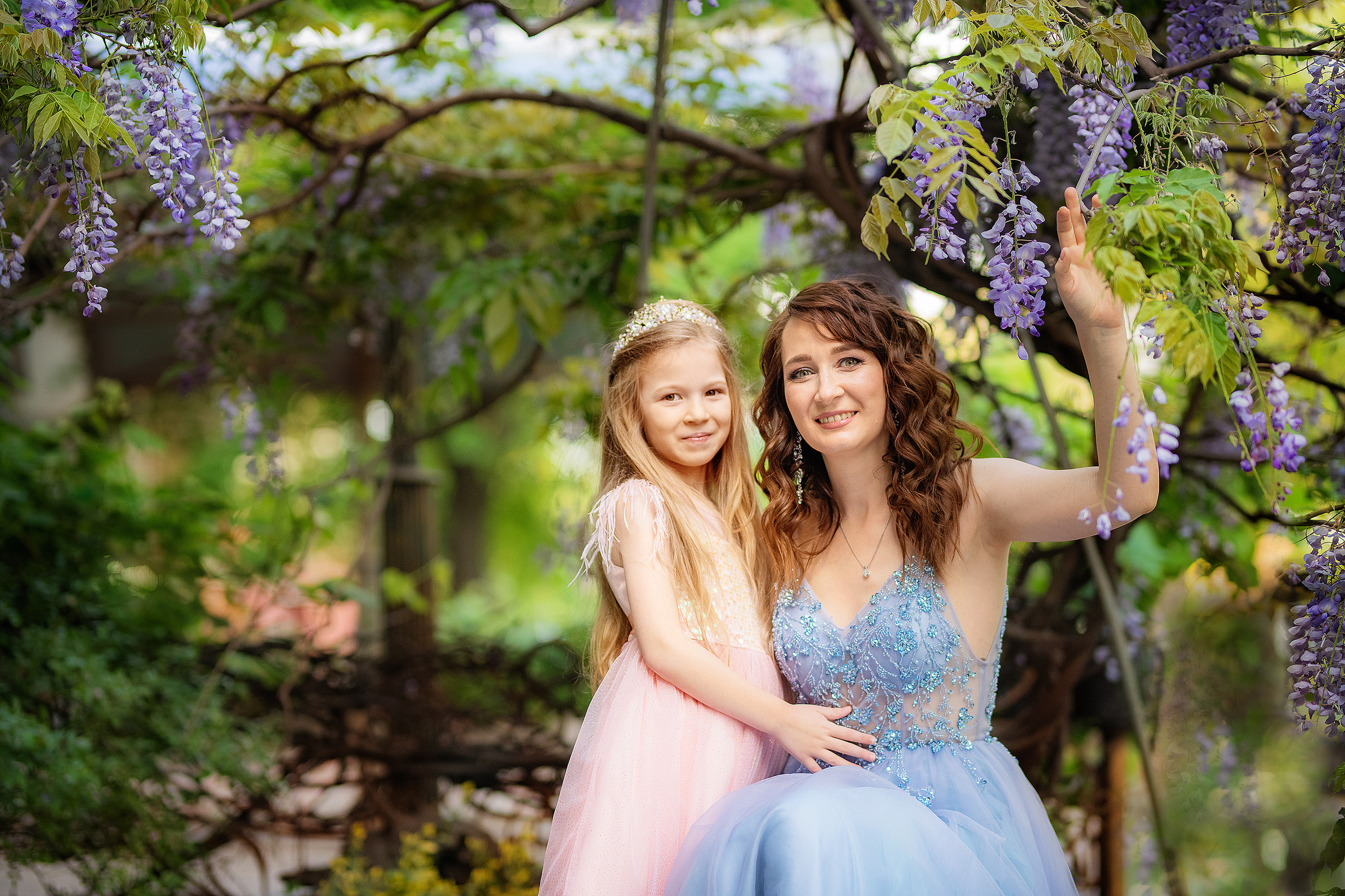 Фотосессия в глицинии. Фотограф в Запоріжжі та Європі