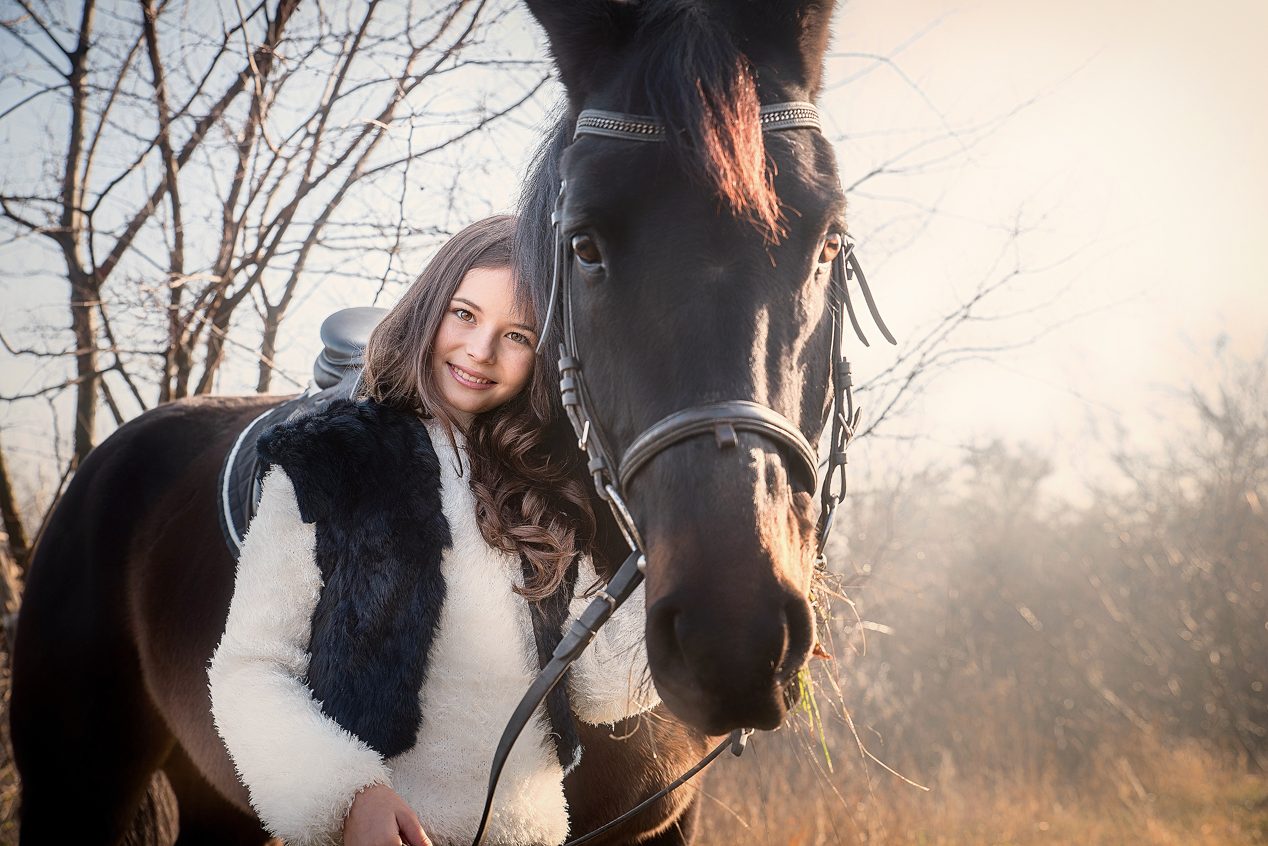 девочка и лошадь