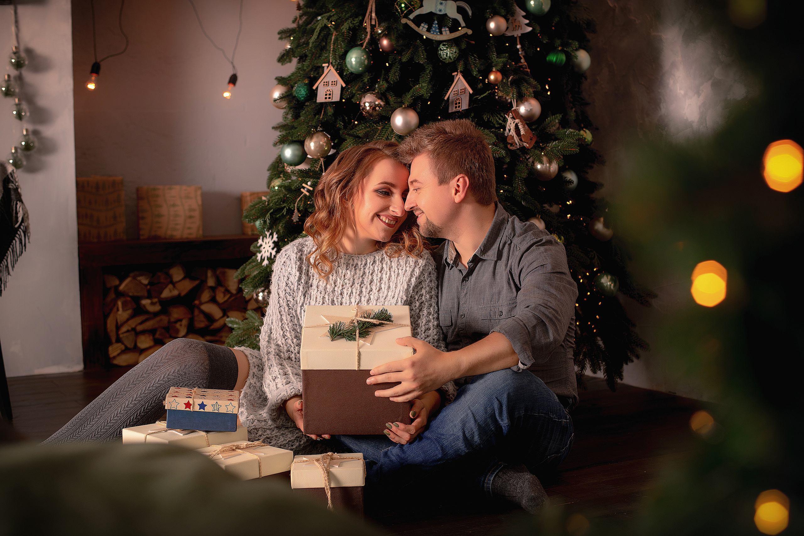 Под елочкой фотосессия 