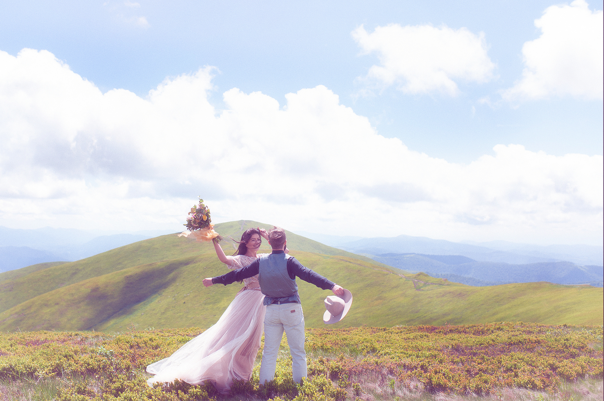 Свадебная фотосессия в горах
