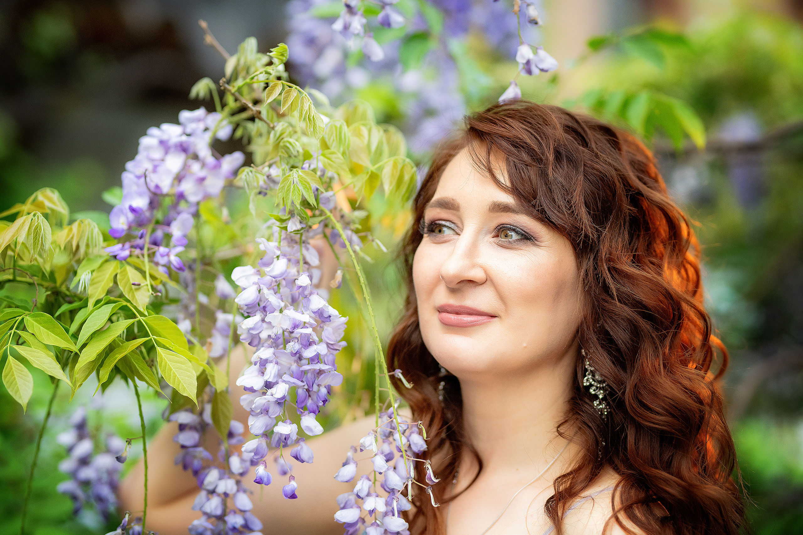 Фотосессия в глицинии. Фотограф в Запоріжжі та Європі