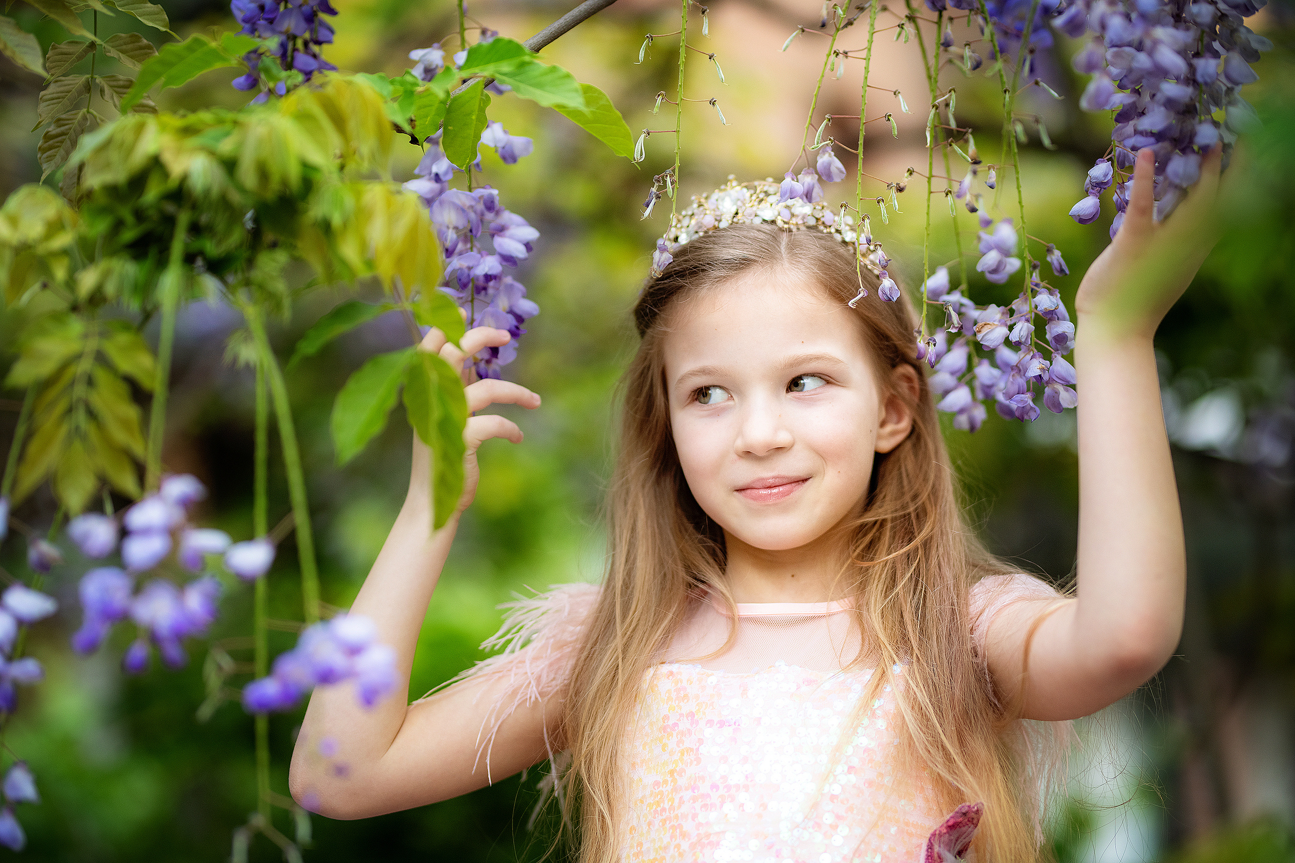Фотосессия в глицинии. Фотограф в Запоріжжі та Європі