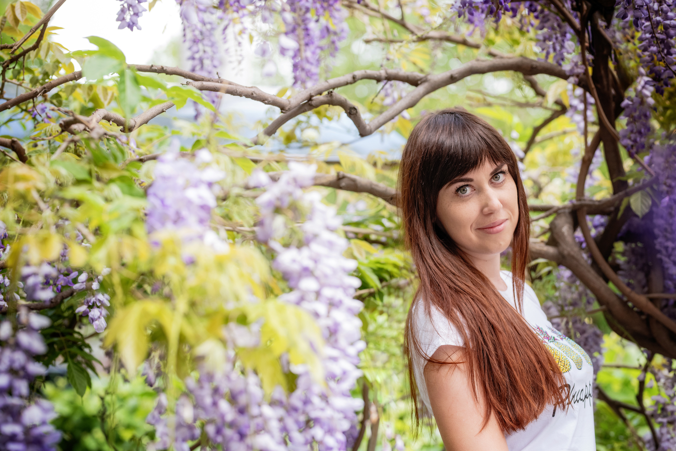 Фотосессия в глицинии. Фотограф в Запоріжжі та Європі