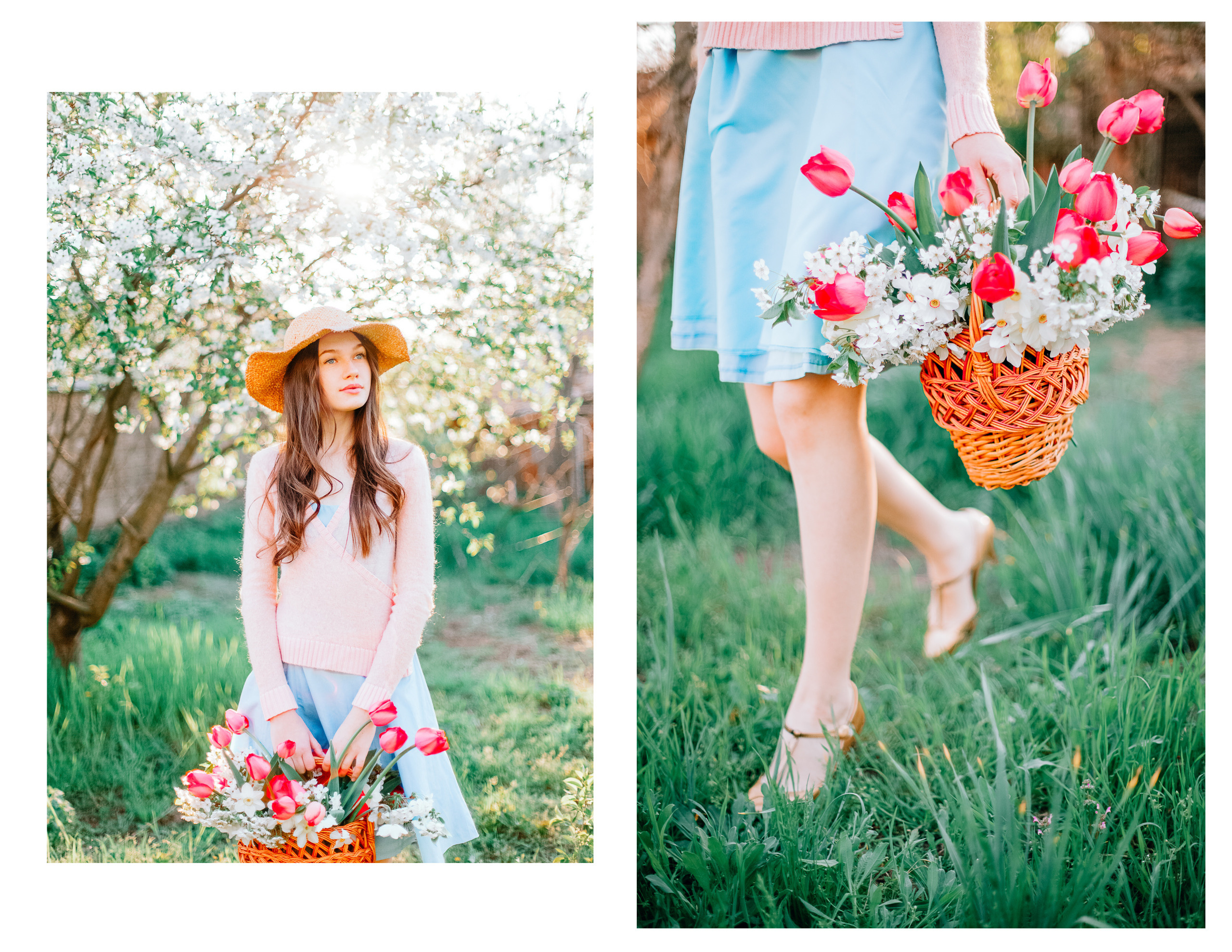 White spring. Diana Di — private photo editor for photographers