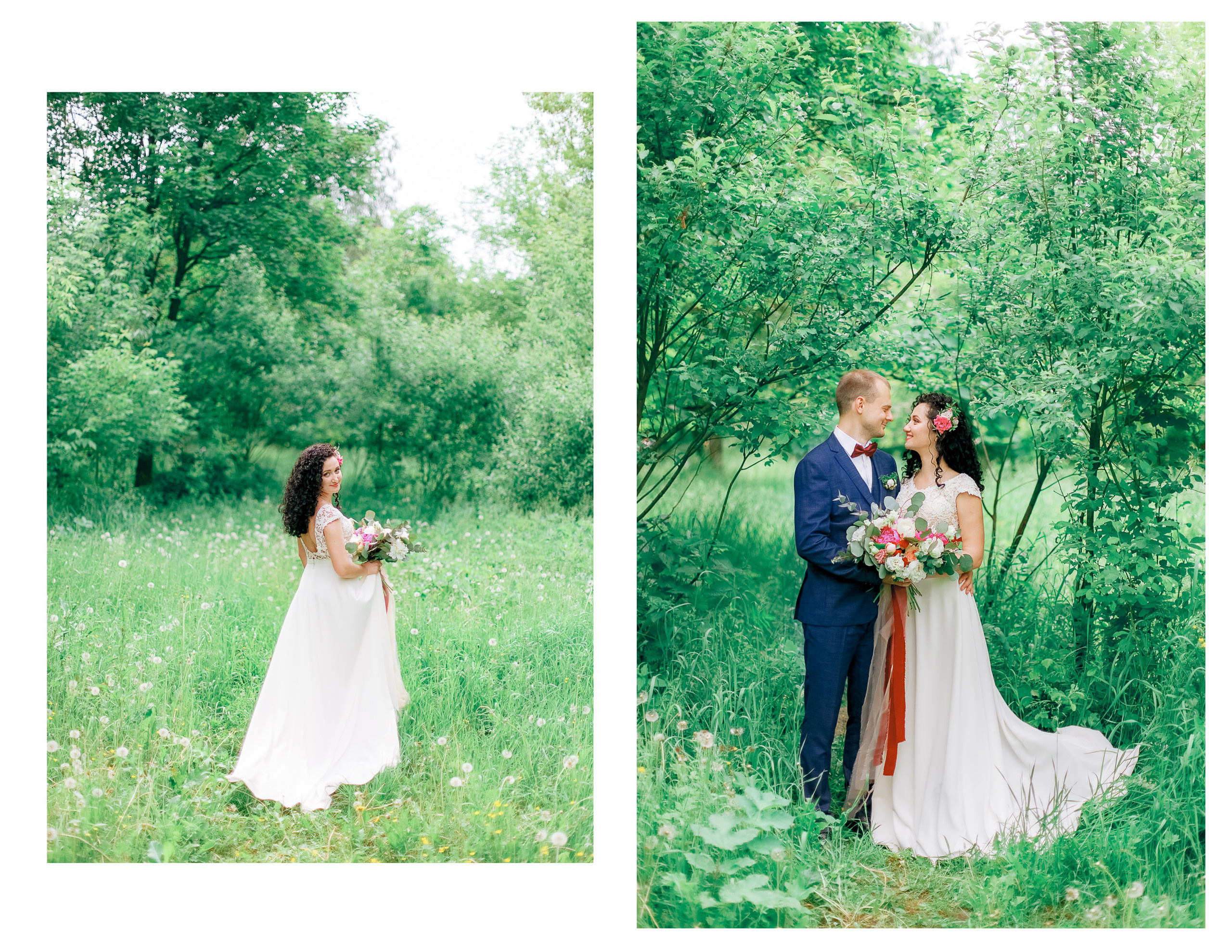 Красивая свадебная фотосессия на природе. Diana Di — private photo editor for photographers