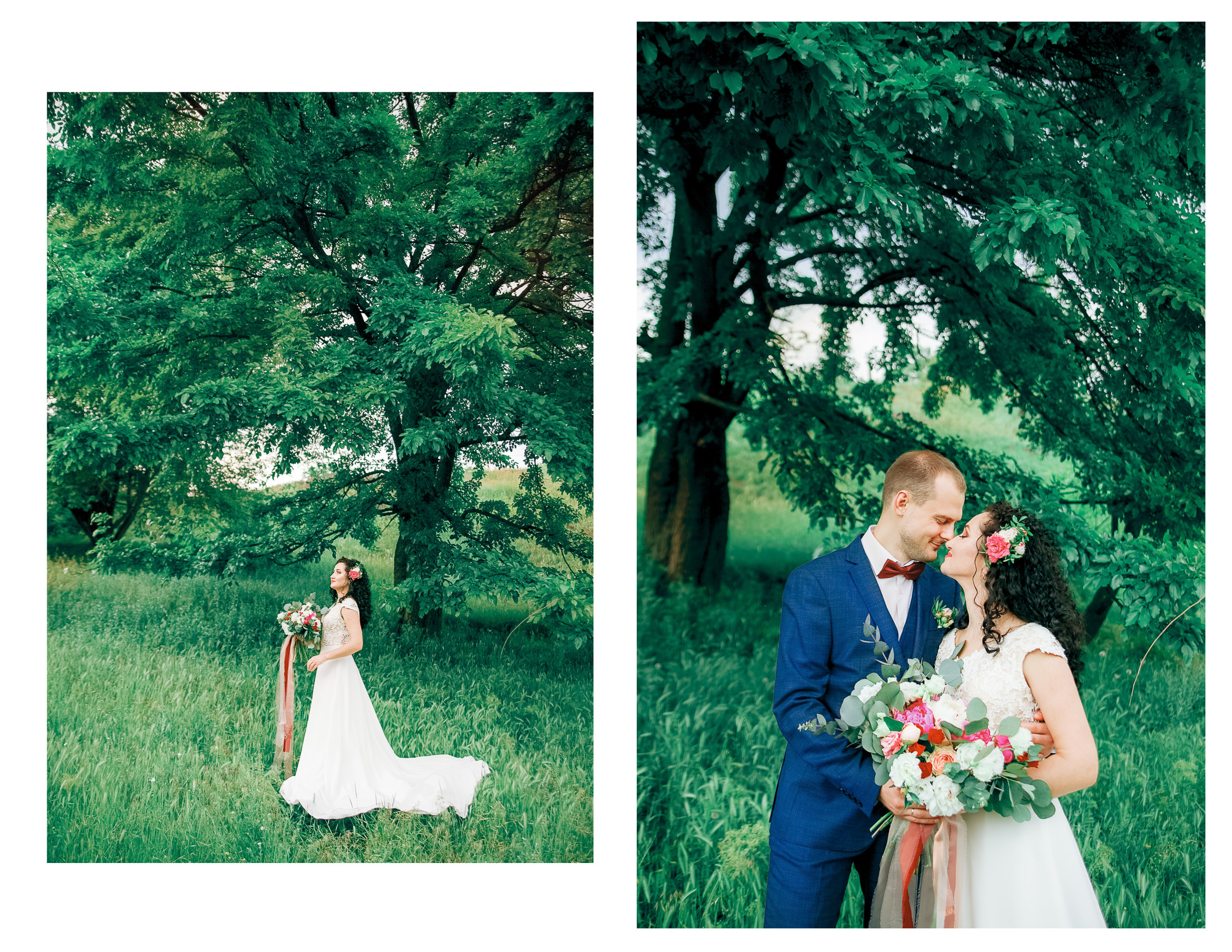 Красивая свадебная фотосессия на природе. Diana Di — private photo editor for photographers