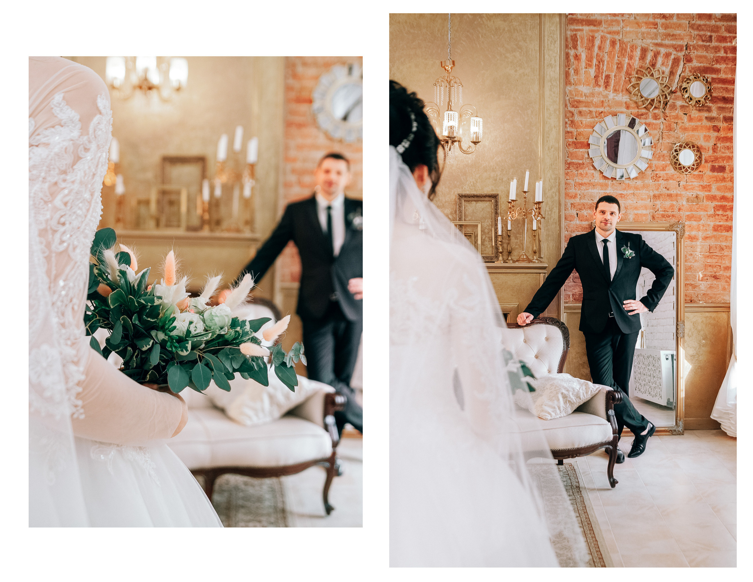 Фотосессия красивой пары в студии. Diana Di — private photo editor for photographers