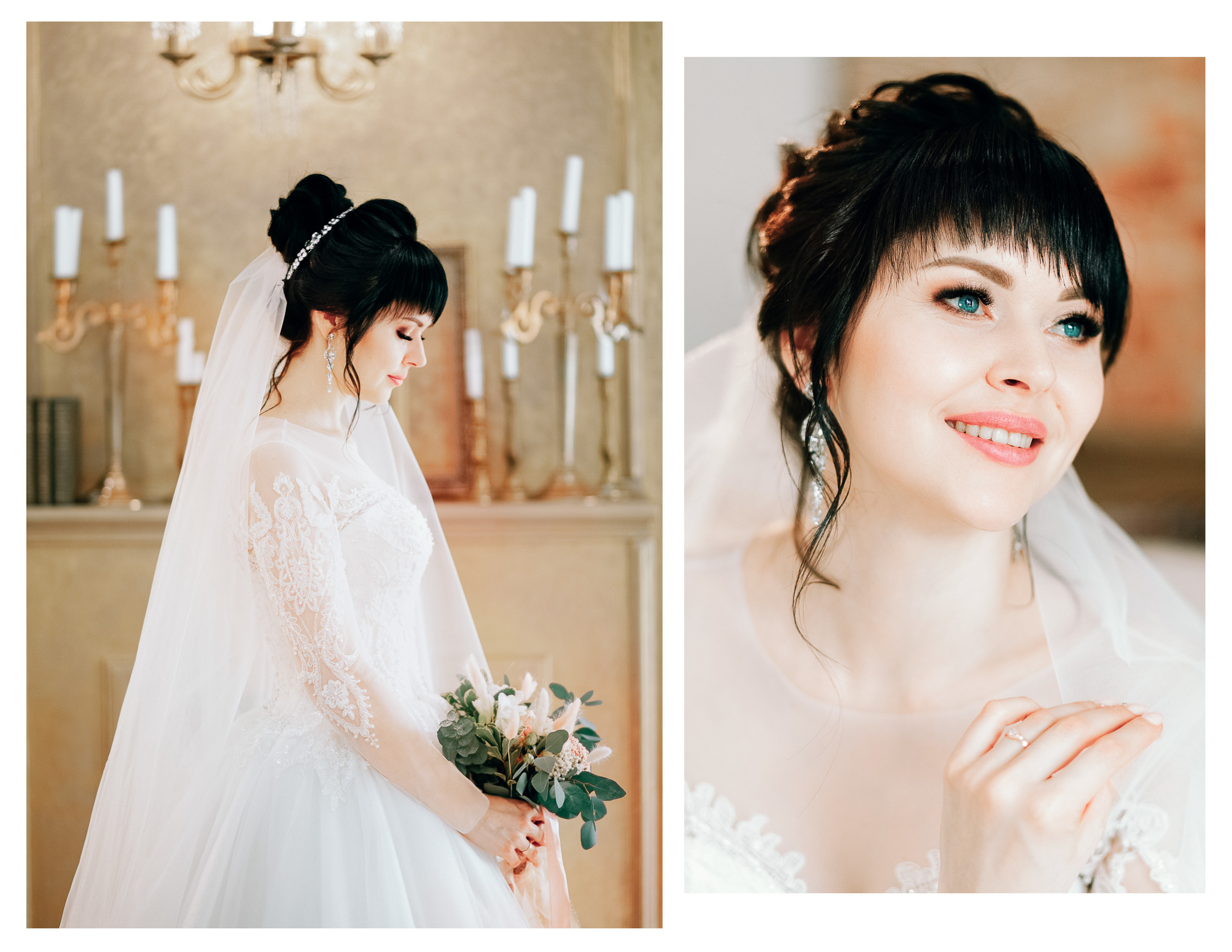 Фотосессия красивой пары в студии. Diana Di — private photo editor for photographers