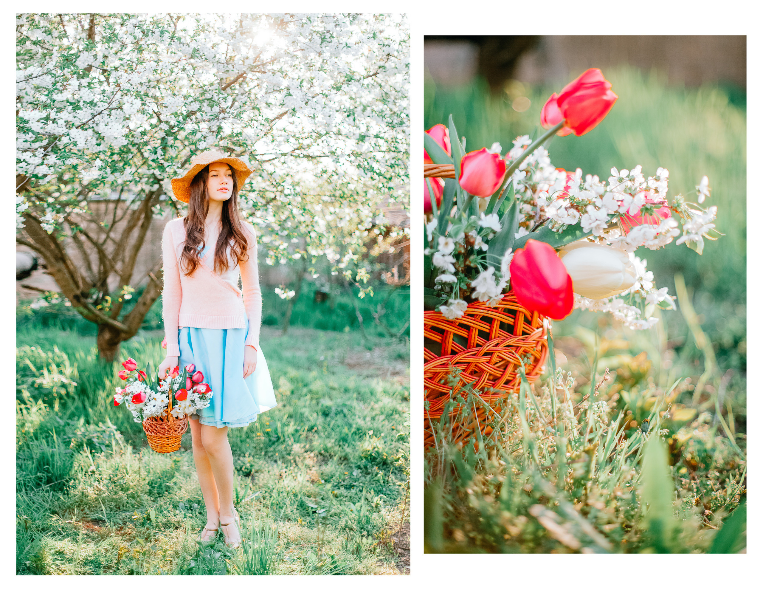 White spring. Diana Di — private photo editor for photographers