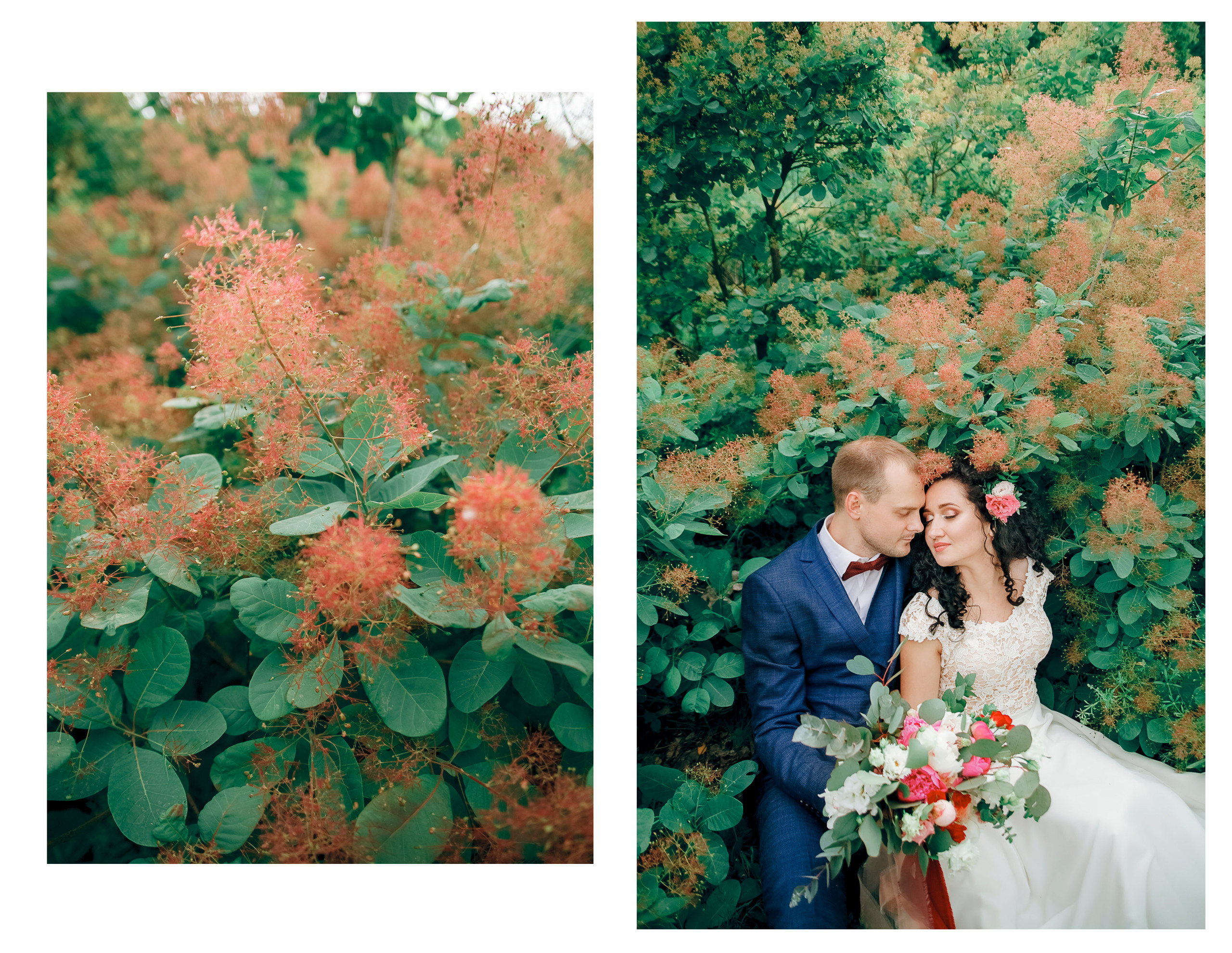 Красивая свадебная фотосессия на природе. Diana Di — private photo editor for photographers