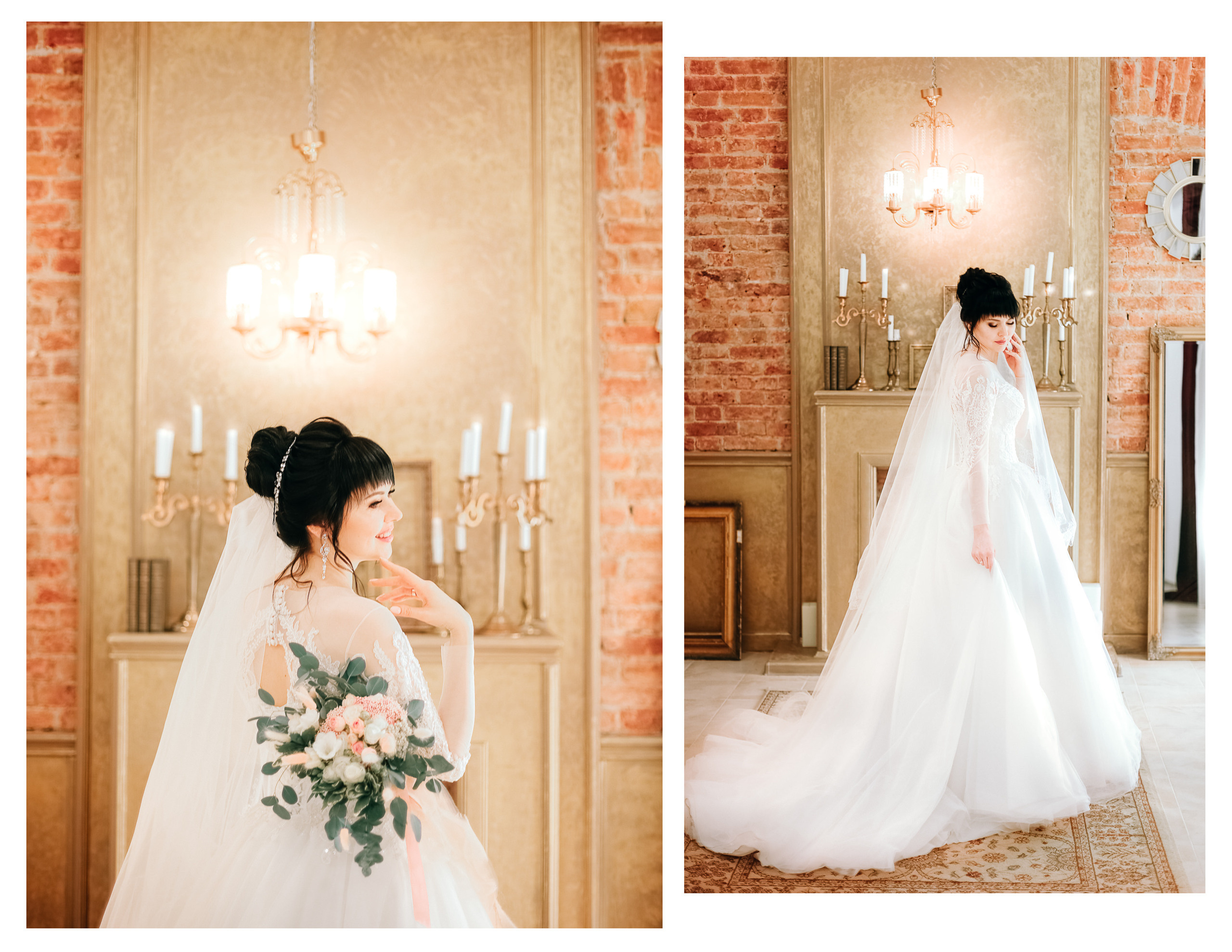 Фотосессия красивой пары в студии. Diana Di — private photo editor for photographers