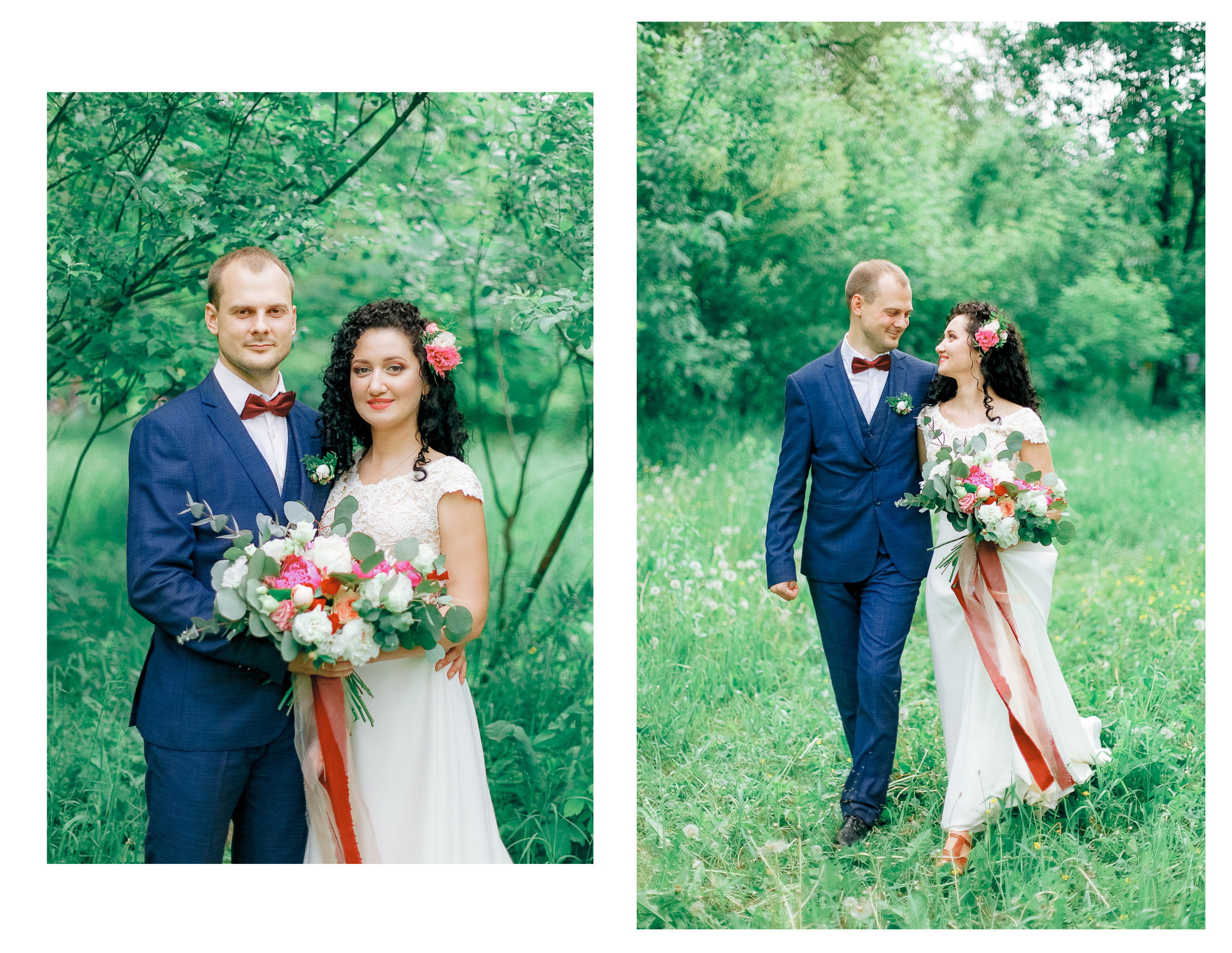 Красивая свадебная фотосессия на природе. Diana Di — private photo editor for photographers