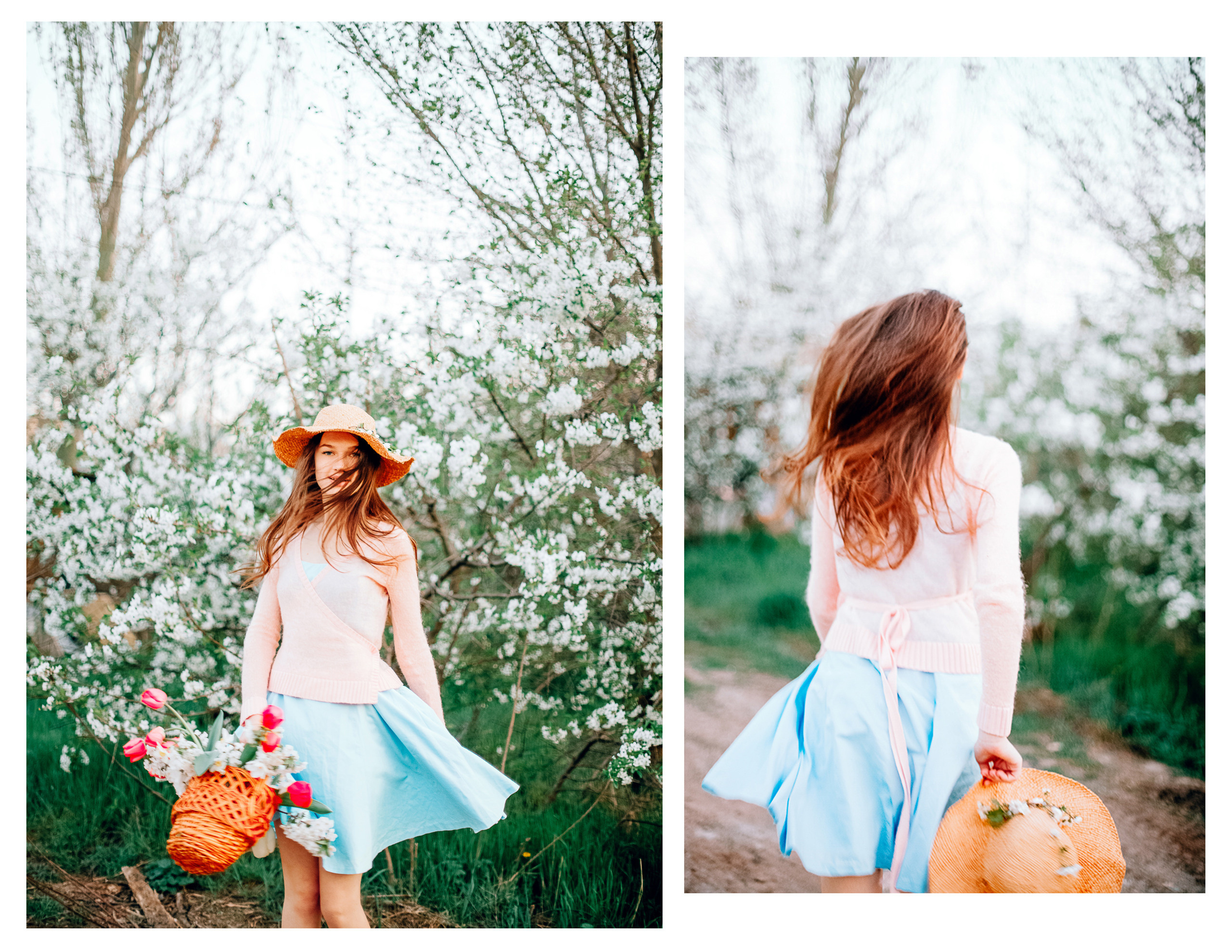 White spring. Diana Di — private photo editor for photographers