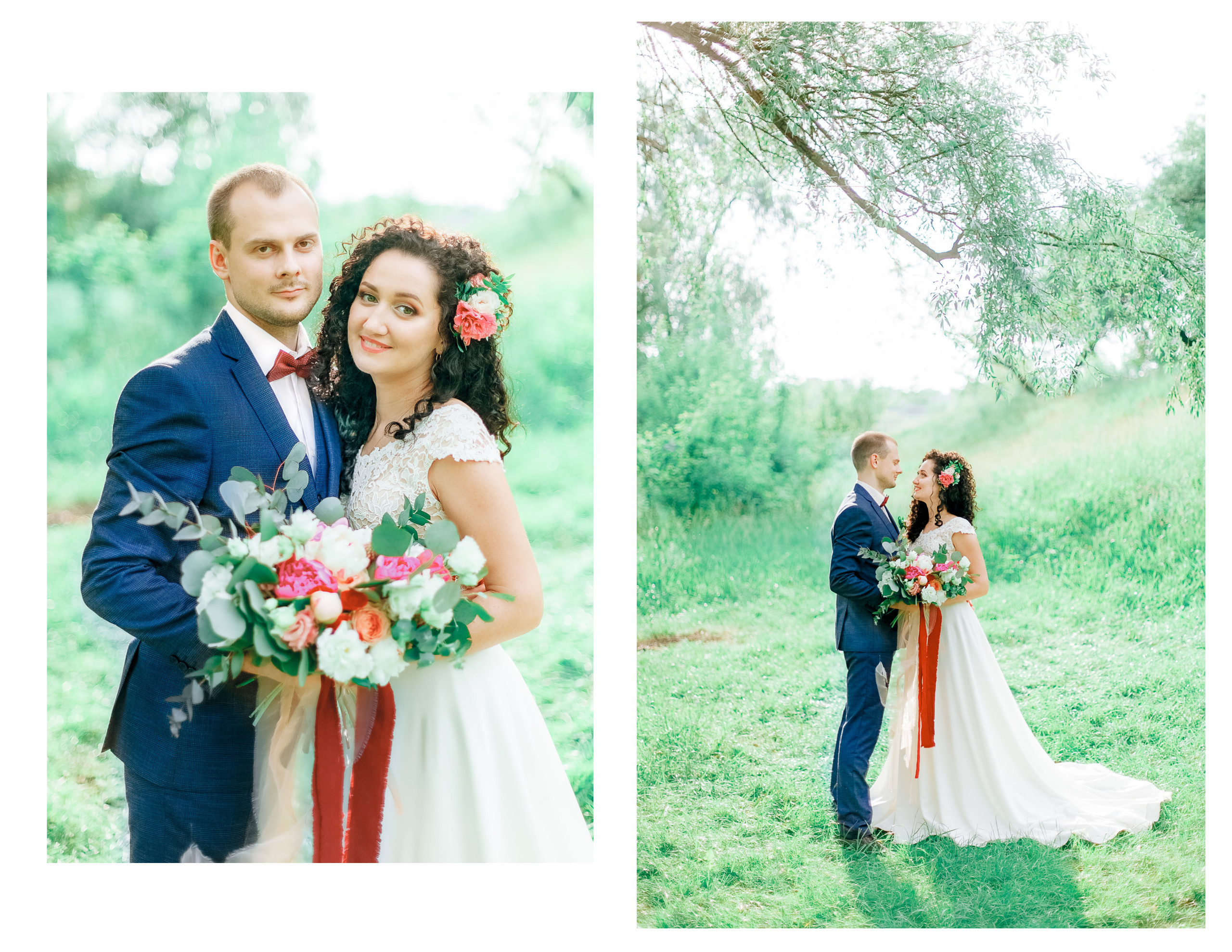 Красивая свадебная фотосессия на природе. Diana Di — private photo editor for photographers