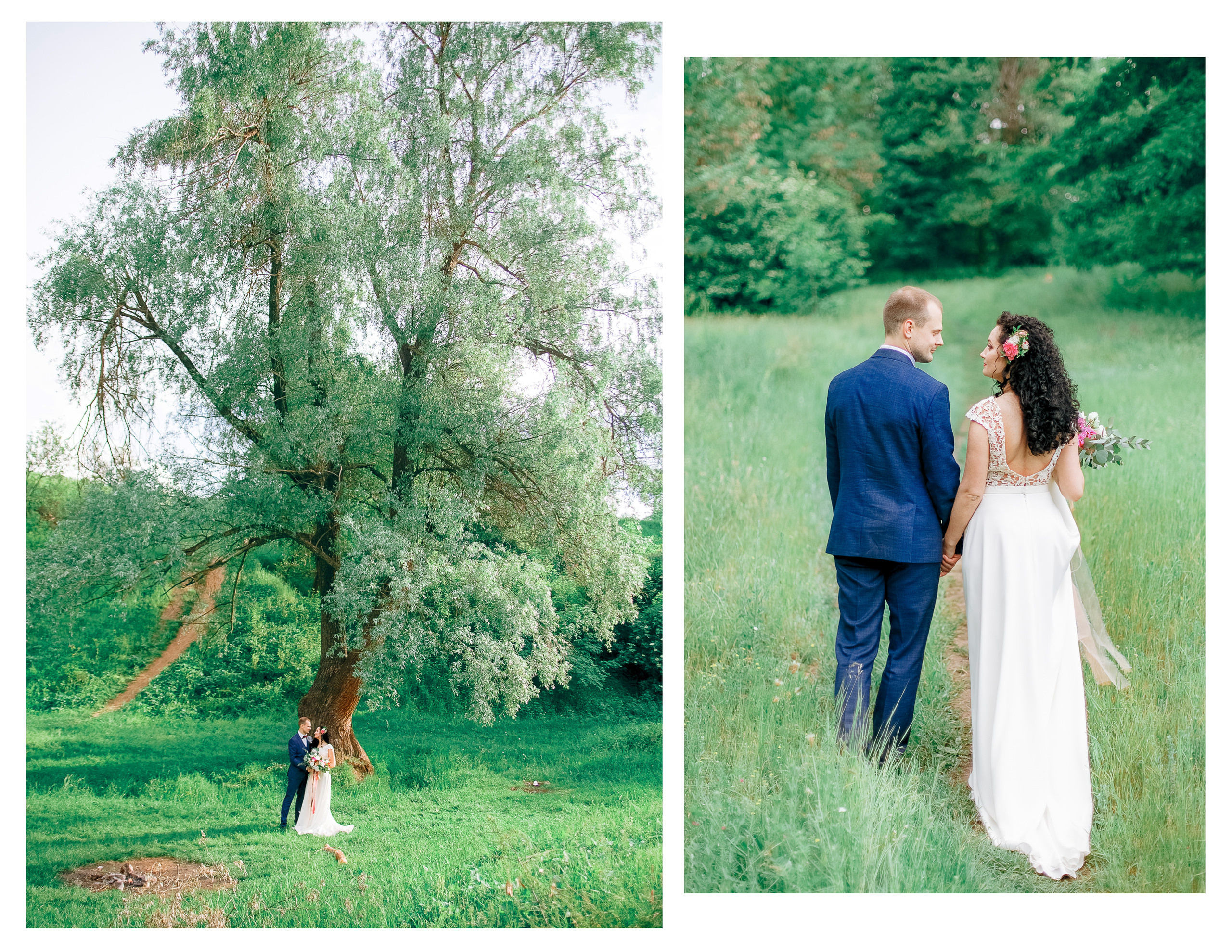 Красивая свадебная фотосессия на природе. Diana Di — private photo editor for photographers