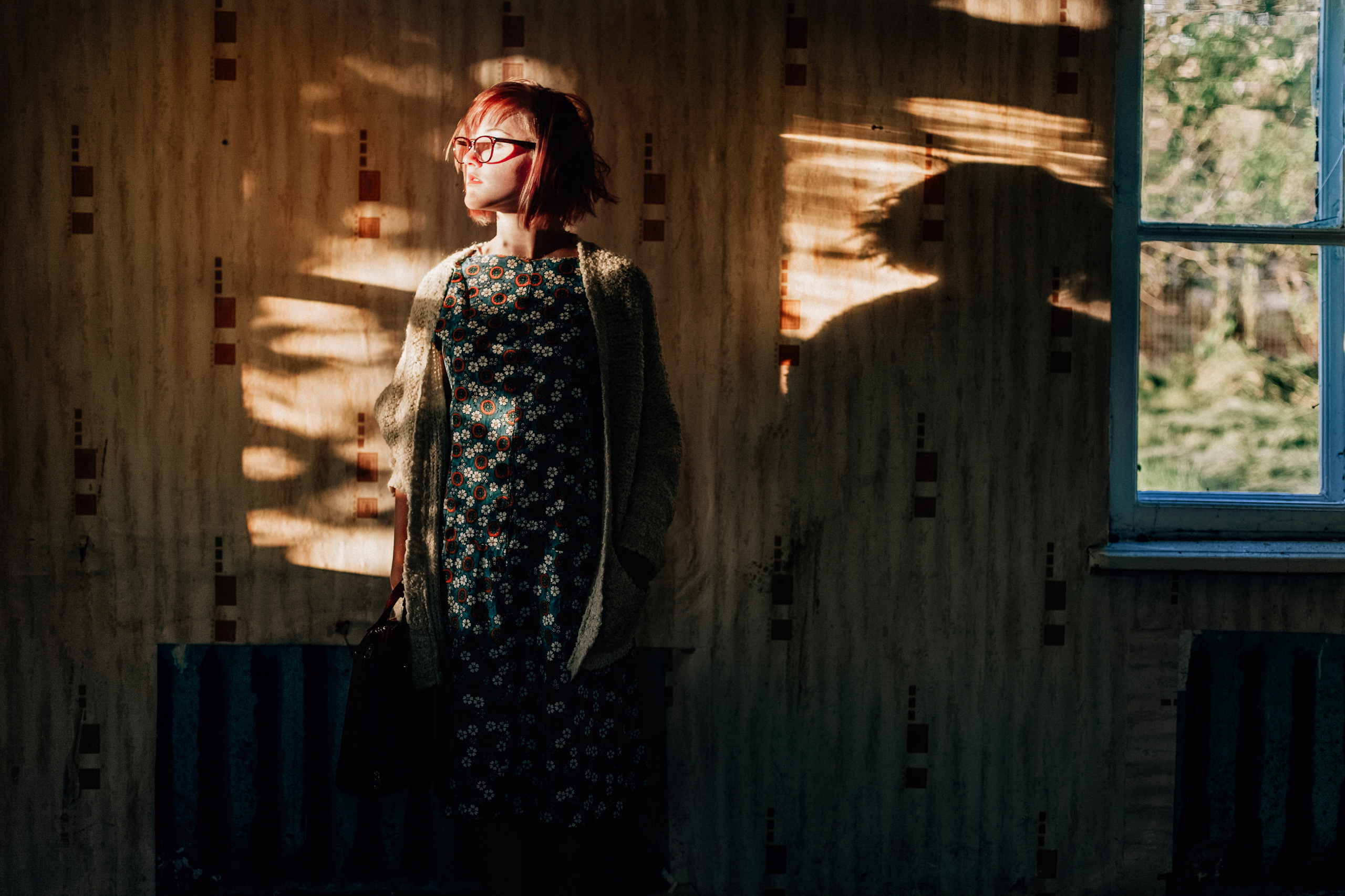 In a garden. Diana Di — private photo editor for photographers