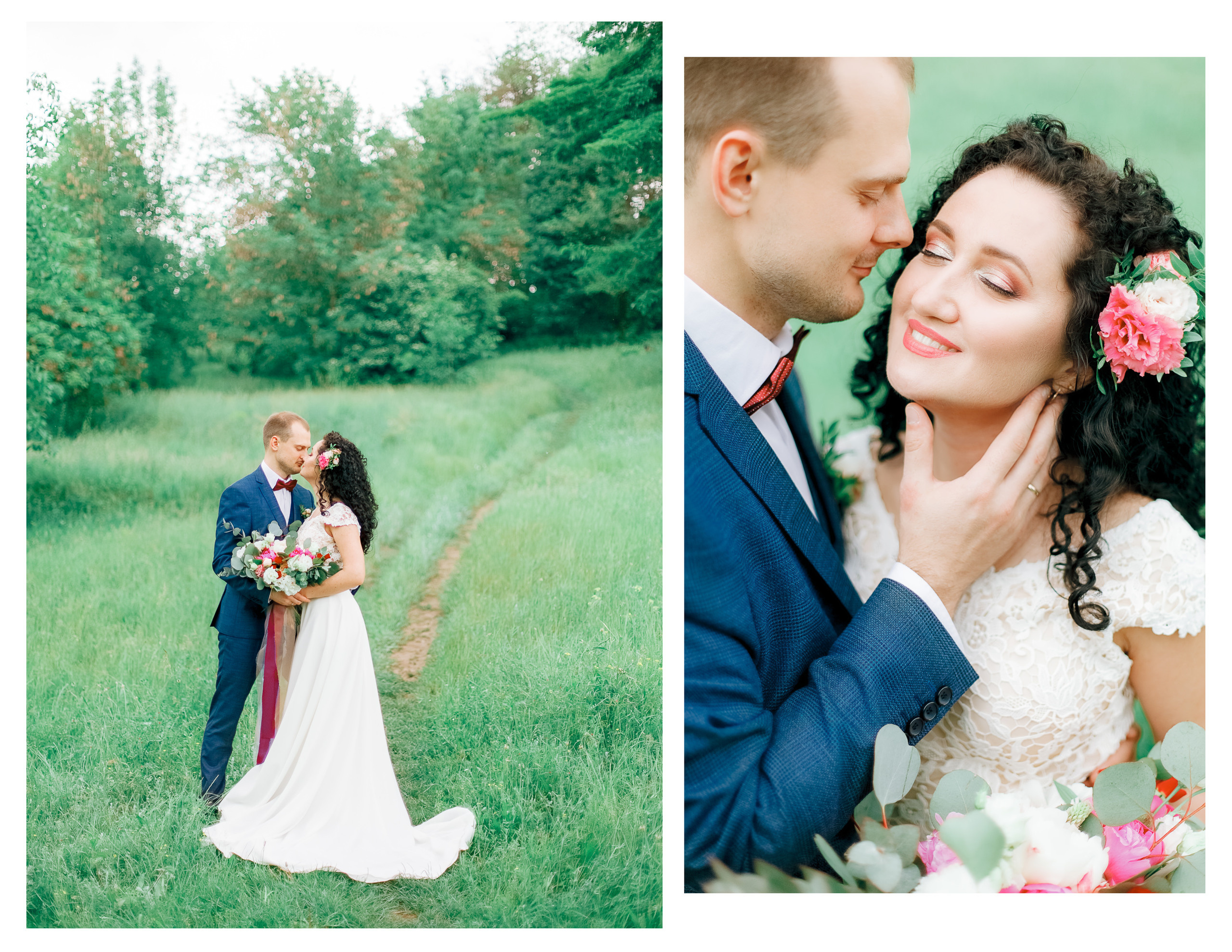 Красивая свадебная фотосессия на природе. Diana Di — private photo editor for photographers