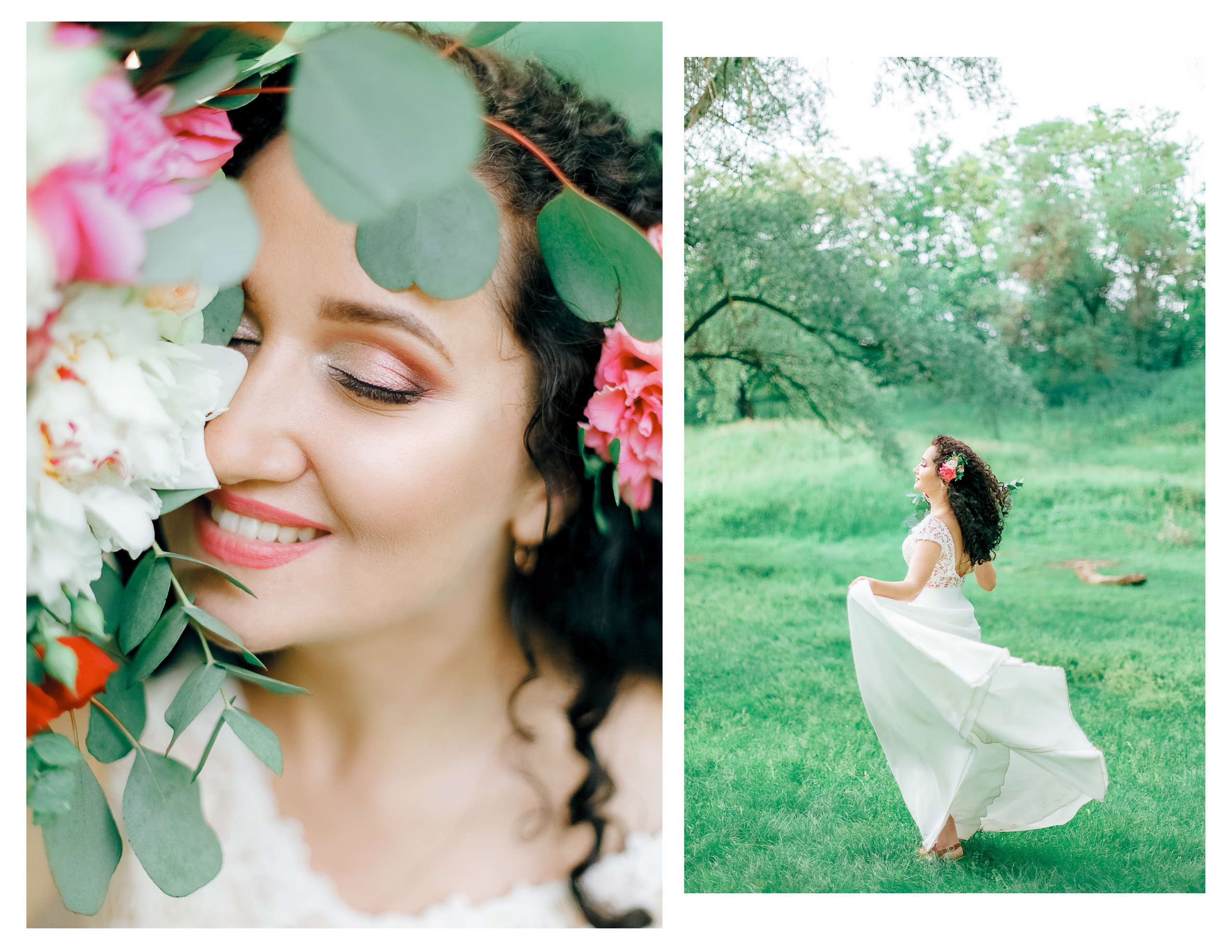 Красивая свадебная фотосессия на природе. Diana Di — private photo editor for photographers