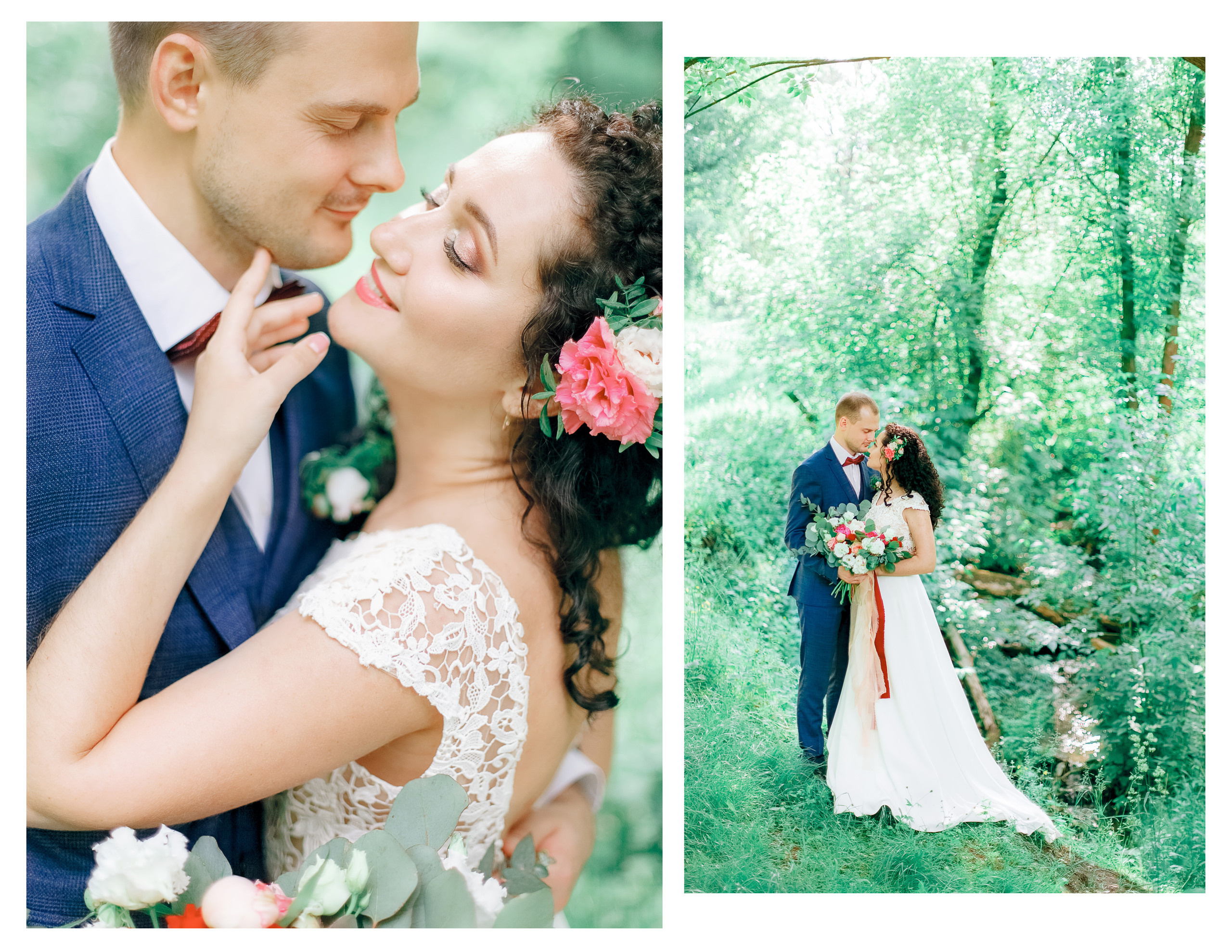 Красивая свадебная фотосессия на природе. Diana Di — private photo editor for photographers