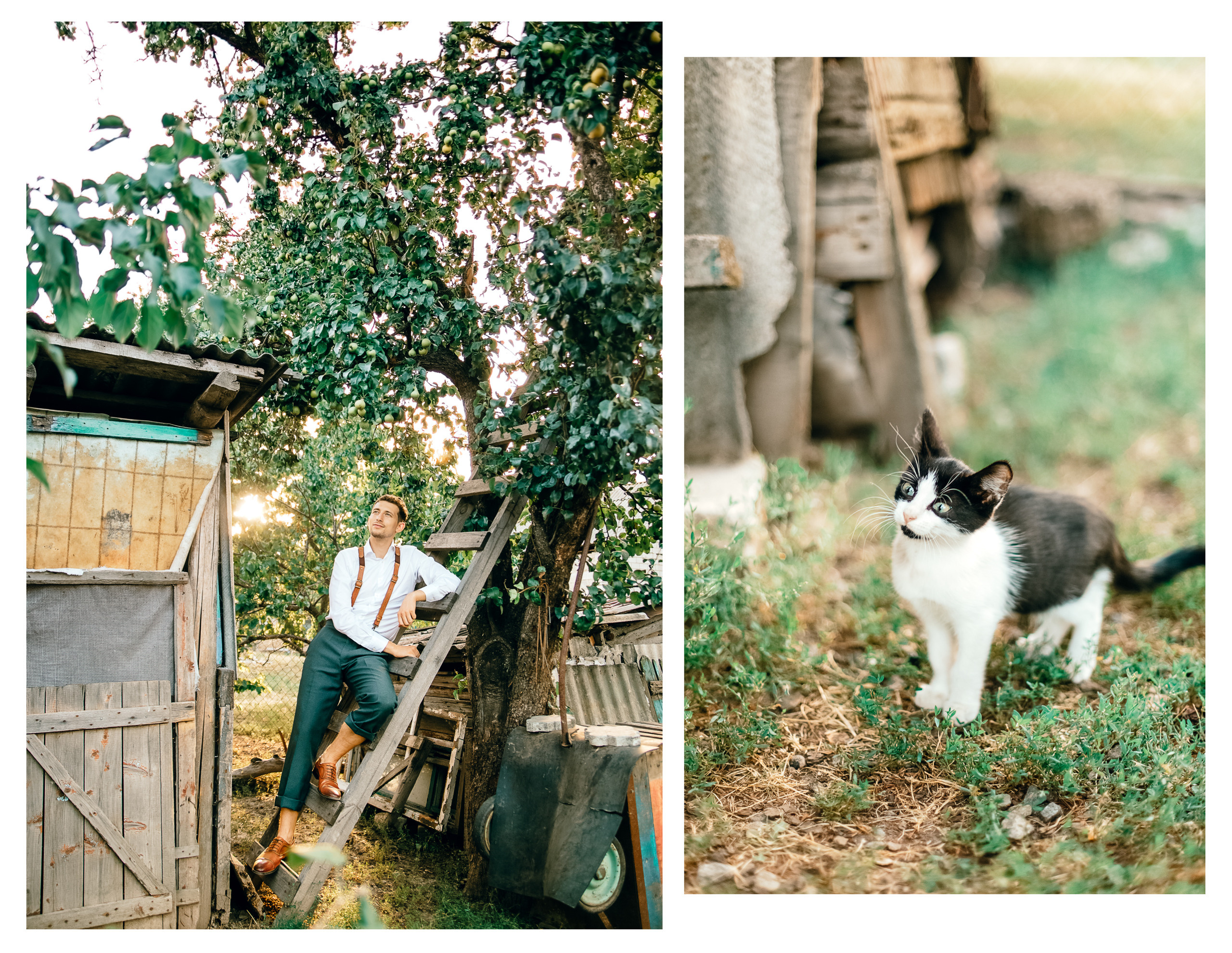 Фотосессия красивой пары в загородном доме. Diana Di — private photo editor for photographers