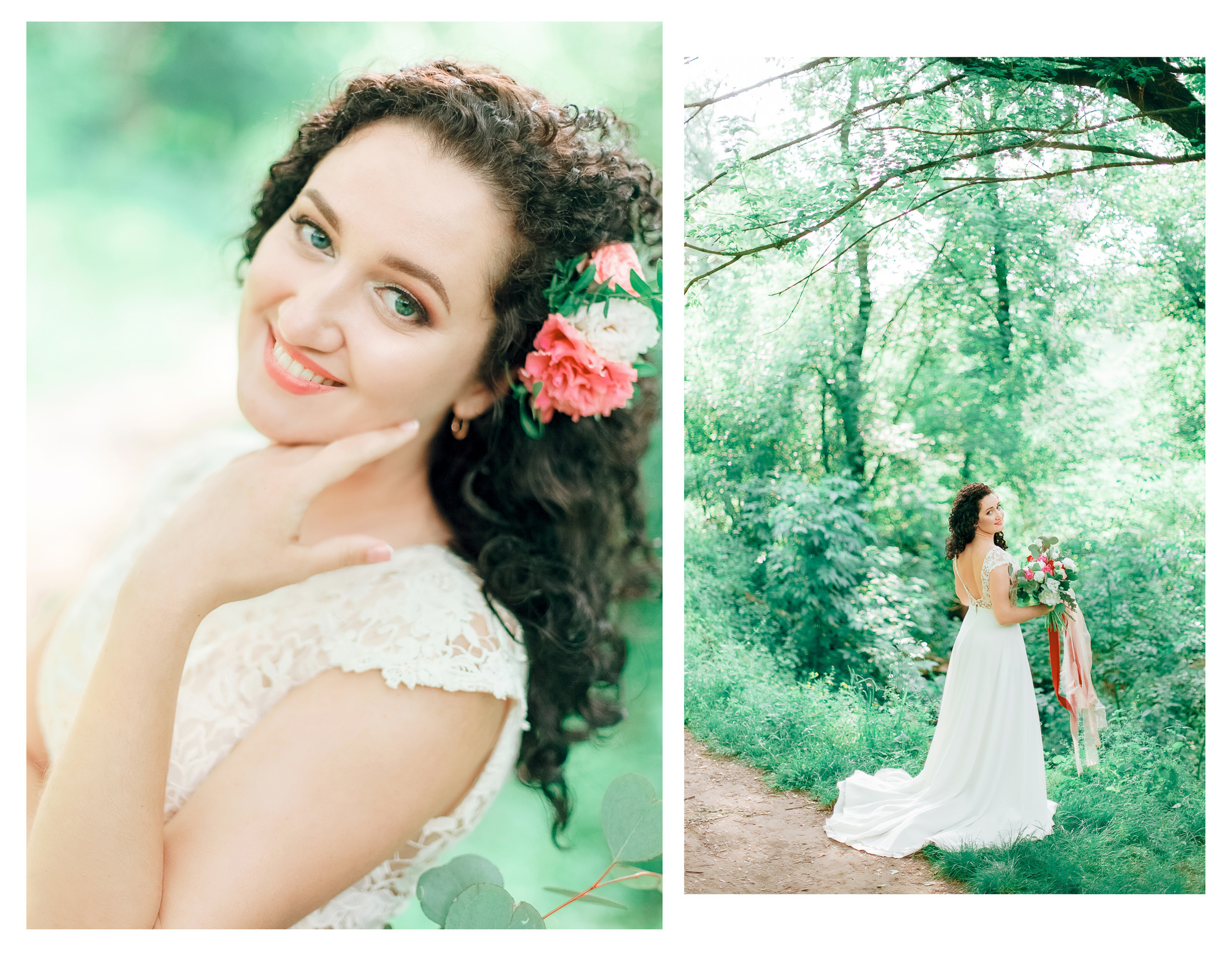 Красивая свадебная фотосессия на природе. Diana Di — private photo editor for photographers