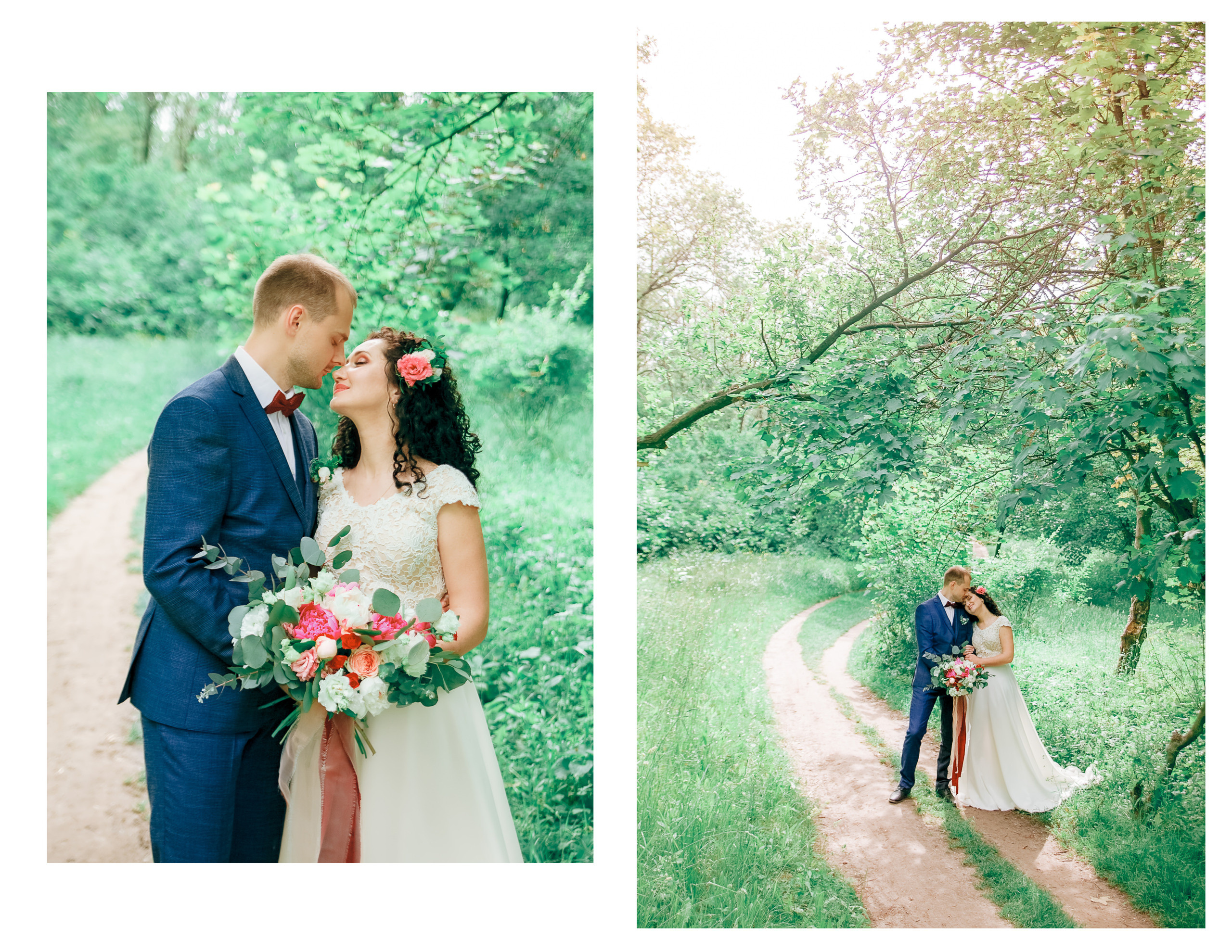 Красивая свадебная фотосессия на природе. Diana Di — private photo editor for photographers