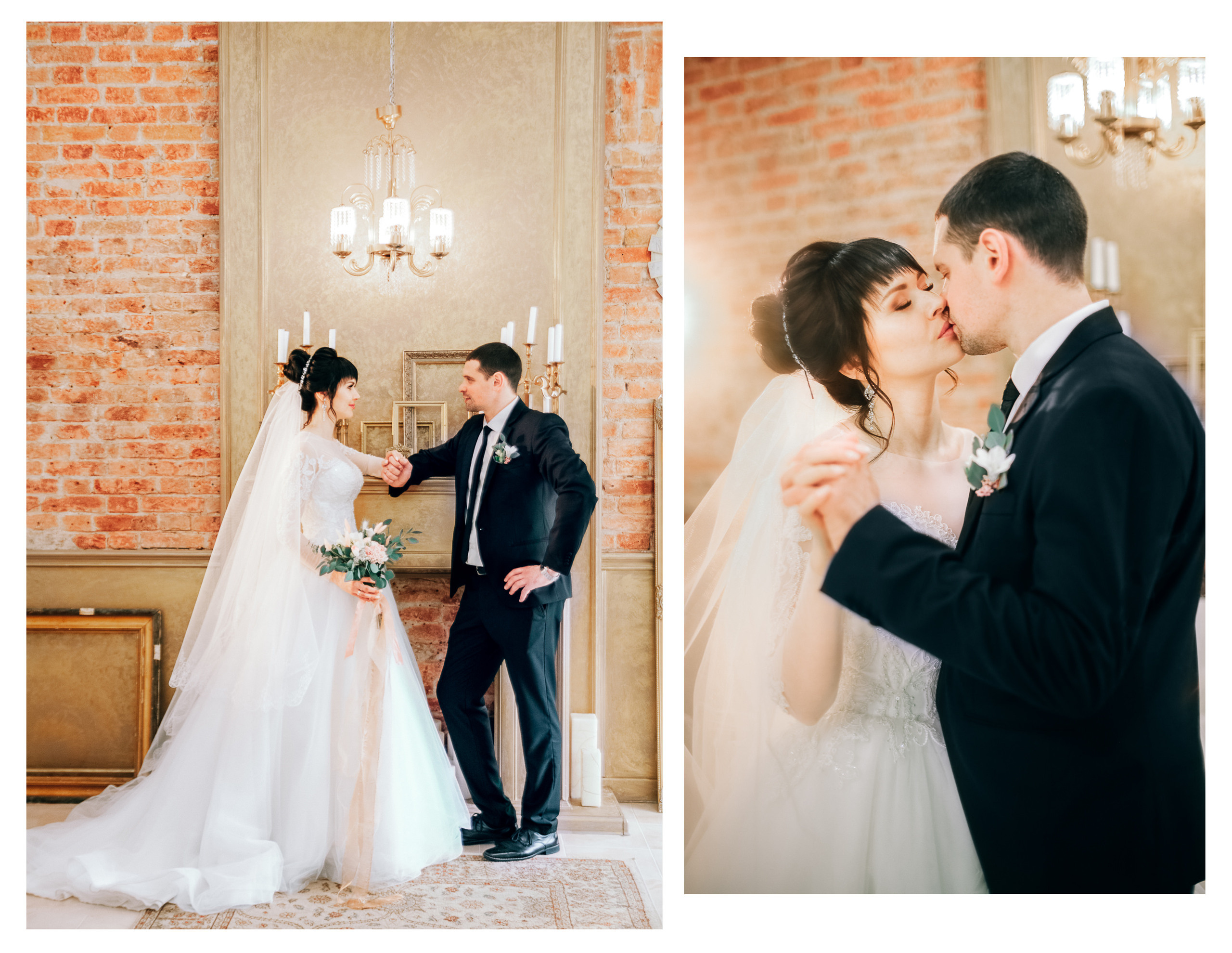 Фотосессия красивой пары в студии. Diana Di — private photo editor for photographers