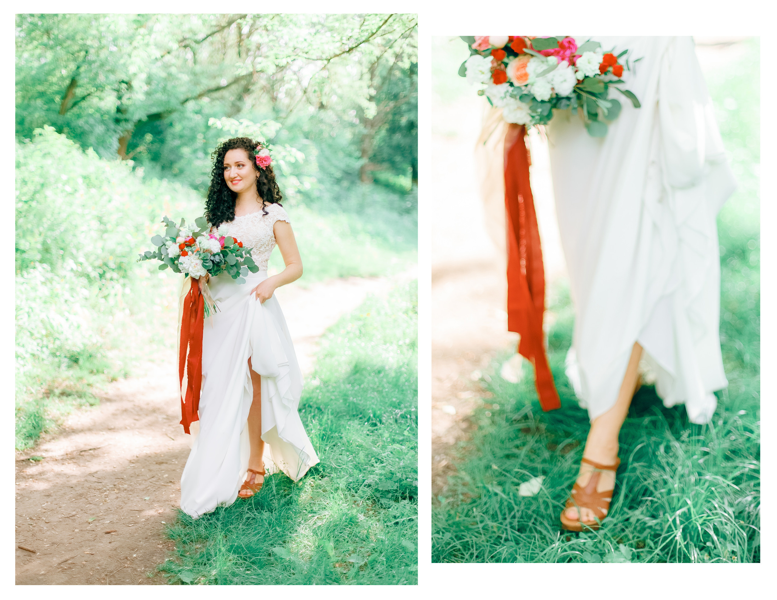 Красивая свадебная фотосессия на природе. Diana Di — private photo editor for photographers