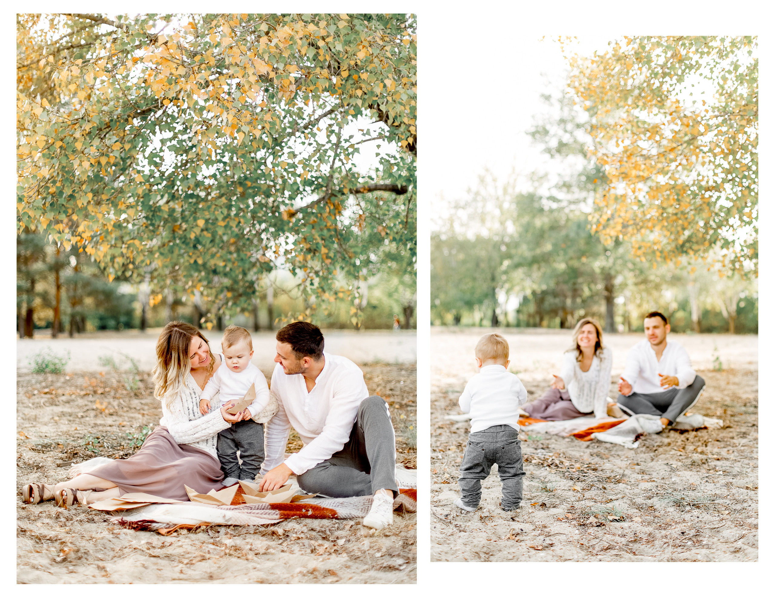 Family walk. Diana Di — private photo editor for photographers