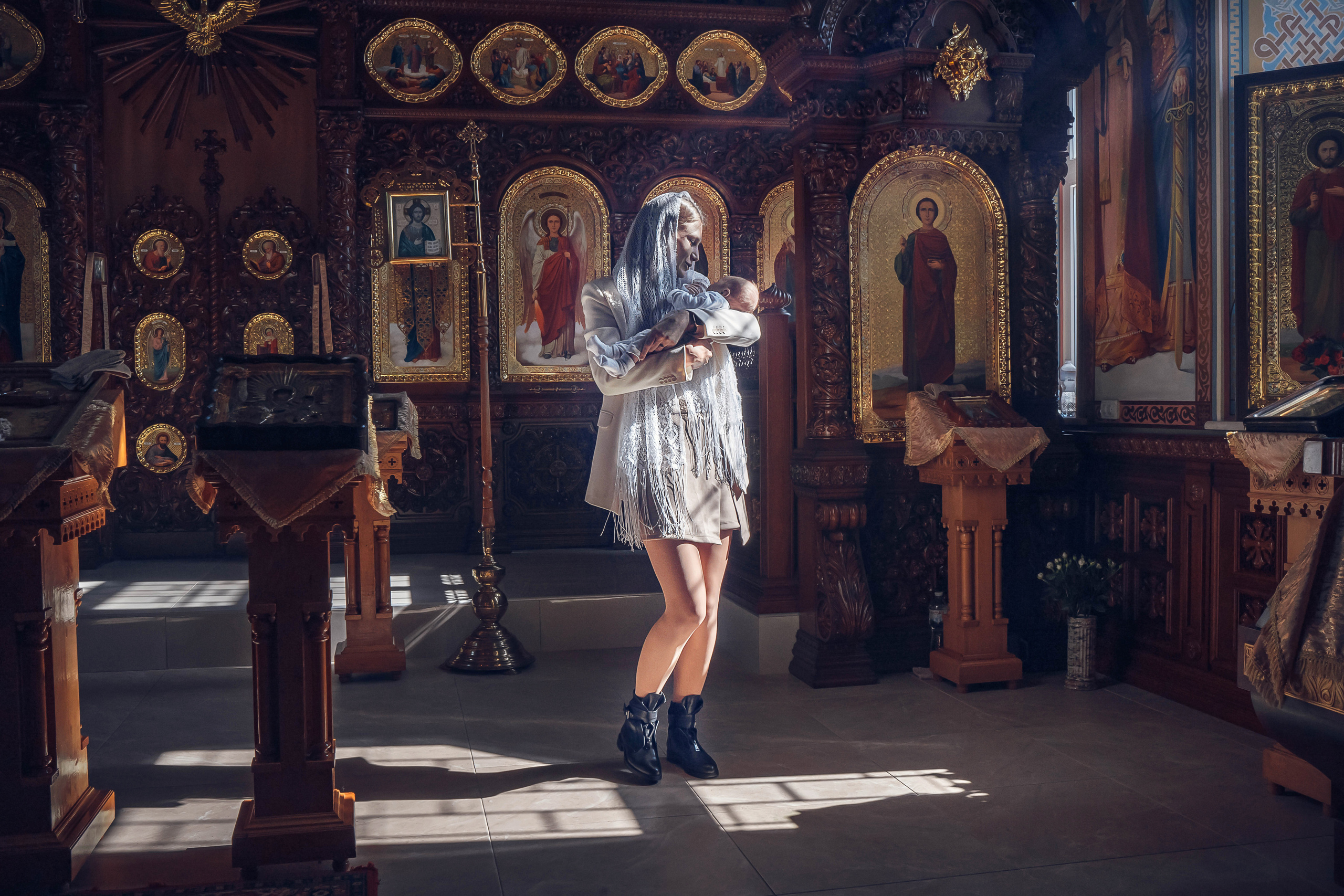 Таинство Крещения. Семейный и церковный фотограф в Одессе Мария Мирная