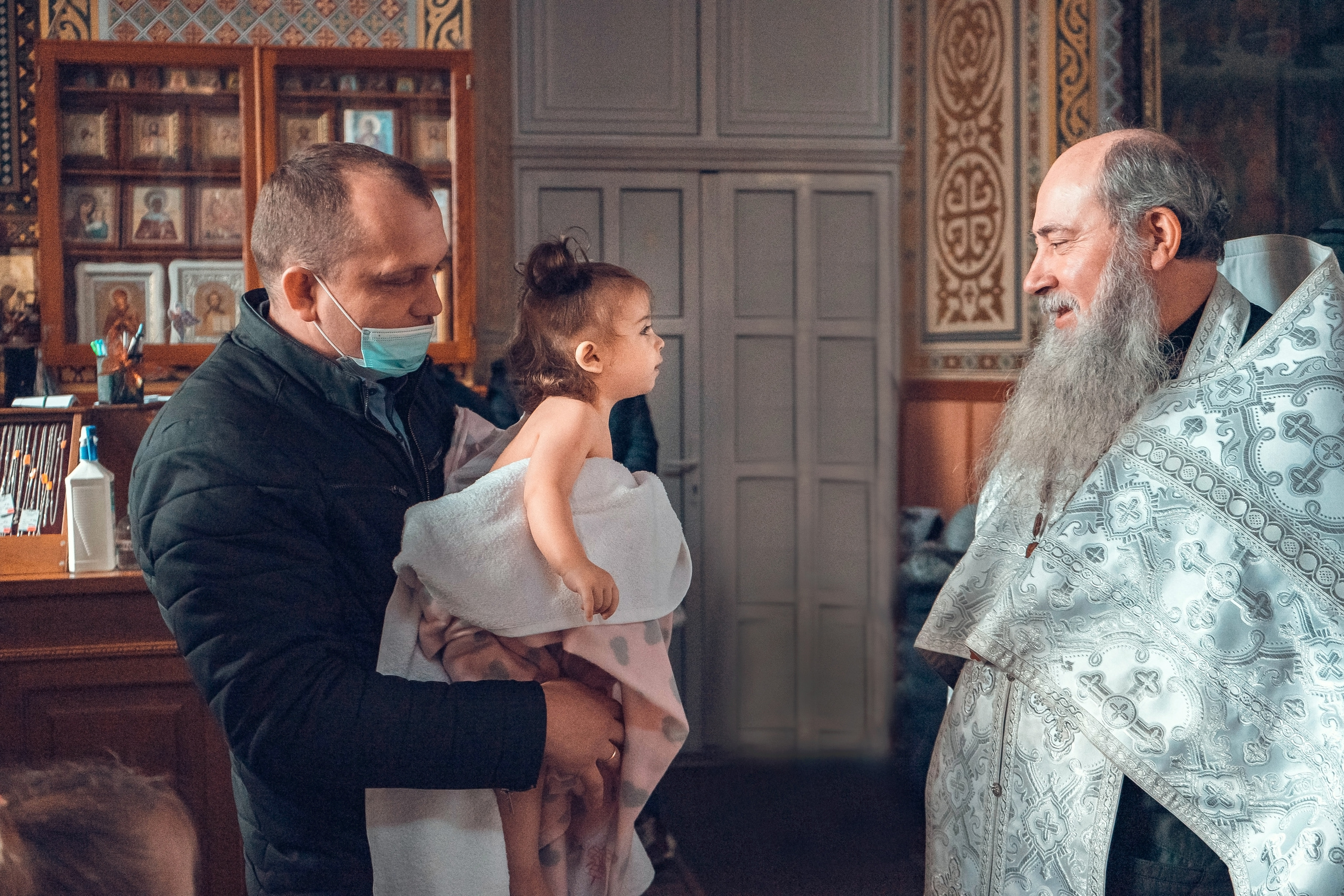 Таинство Крещения. Семейный и церковный фотограф в Одессе Мария Мирная