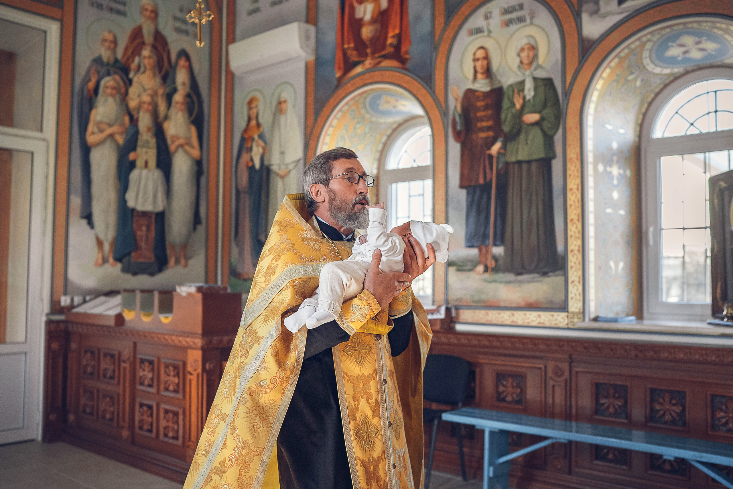 Таинство Крещения. Семейный и церковный фотограф в Одессе Мария Мирная