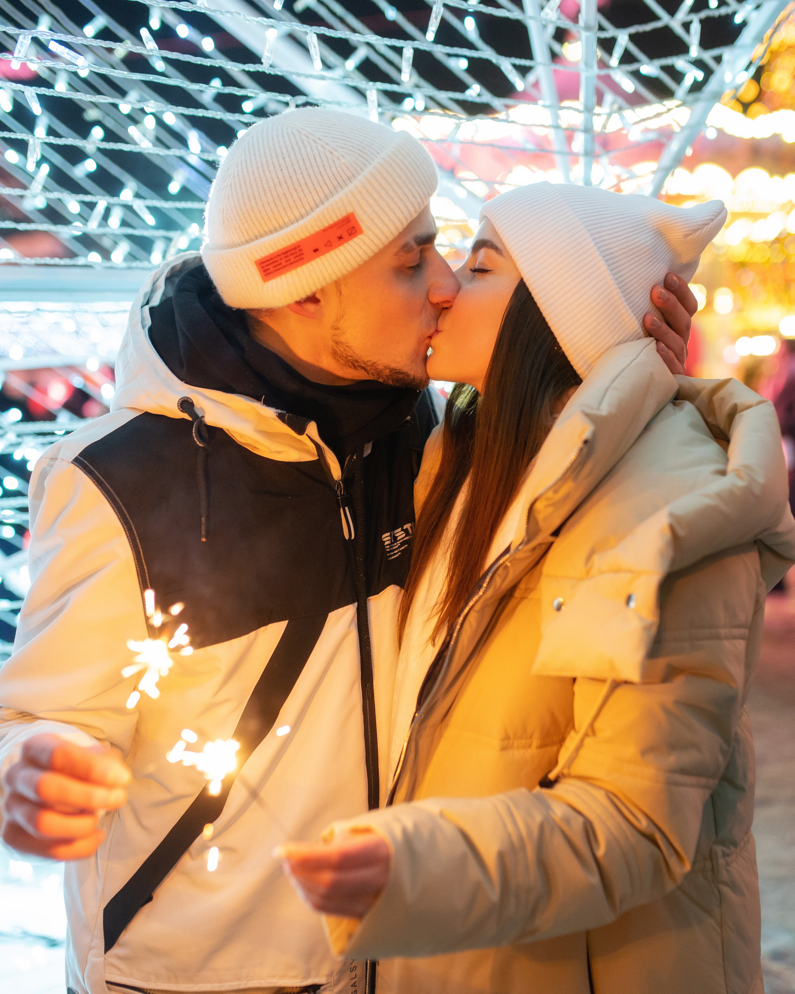 Новогоднее лавстори на улице. Весільний і портретний фотограф в Києві Євген Ковачов