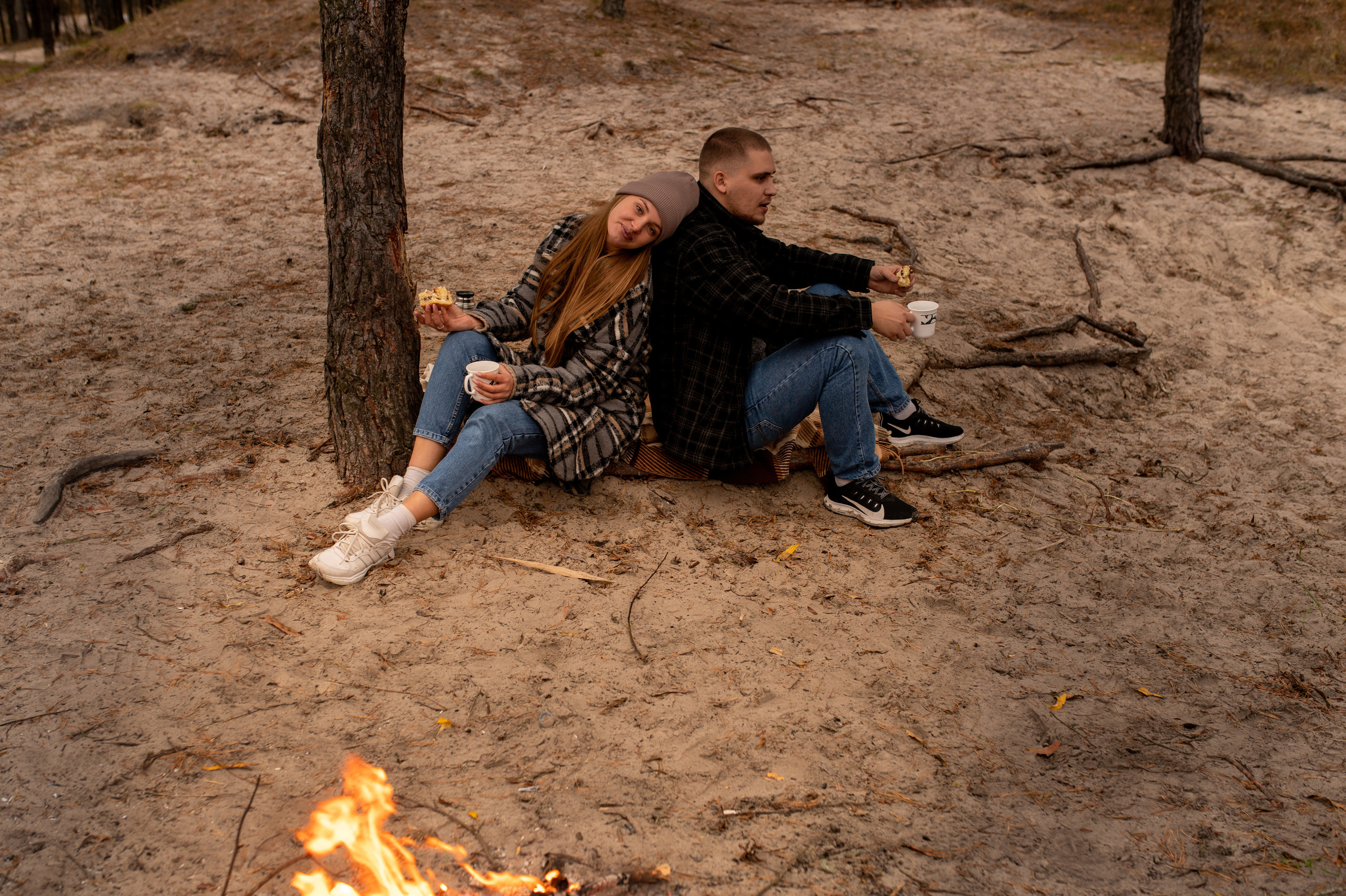 Осеннее лавстори Lovestory на берегу моря. Весільний і портретний фотограф в Києві Євген Ковачов