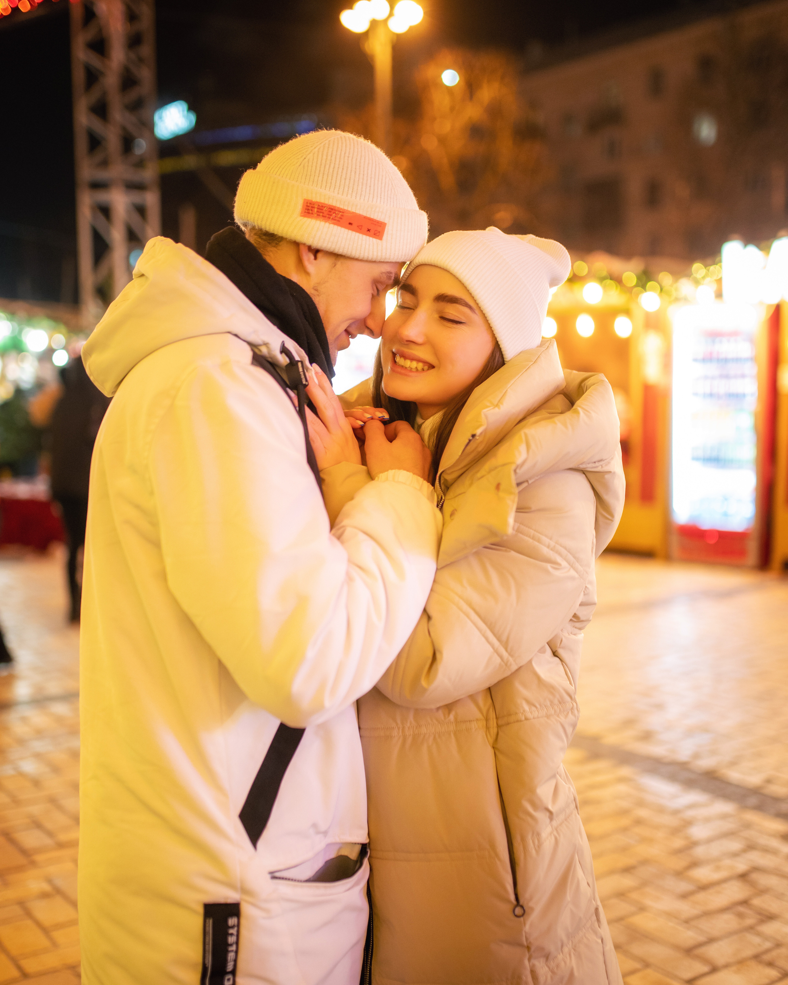Новогоднее лавстори на улице. Весільний і портретний фотограф в Києві Євген Ковачов