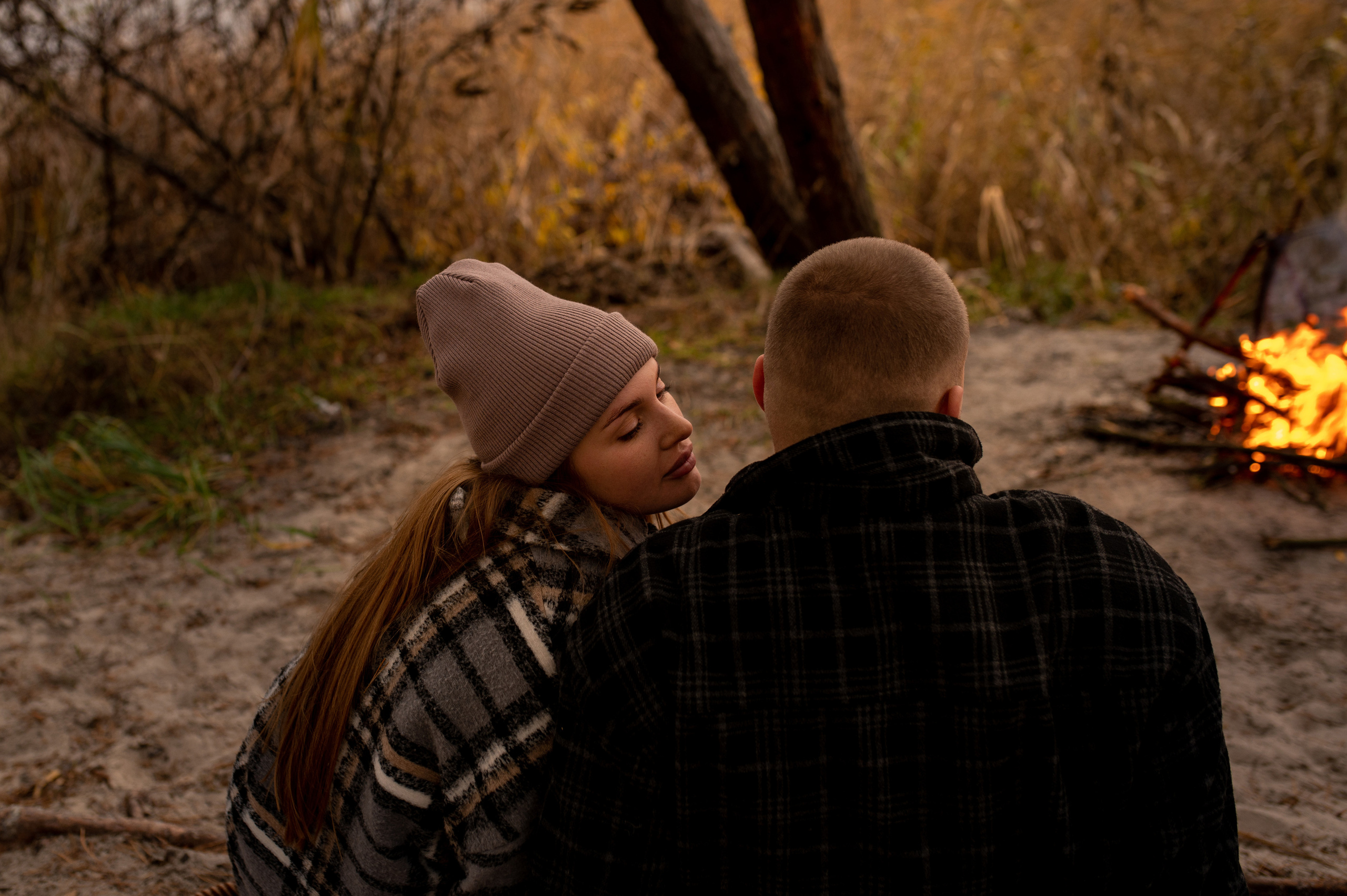 Осеннее лавстори Lovestory на берегу моря. Весільний і портретний фотограф в Києві Євген Ковачов