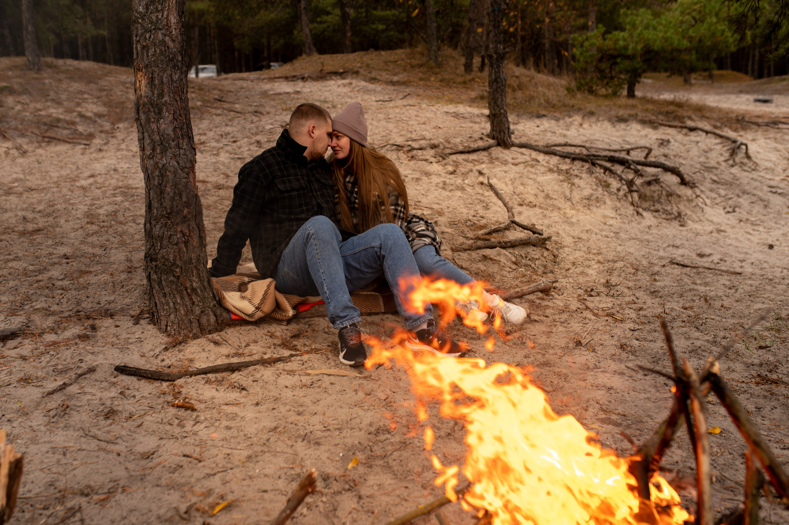 Осеннее лавстори Lovestory на берегу моря. Весільний і портретний фотограф в Києві Євген Ковачов