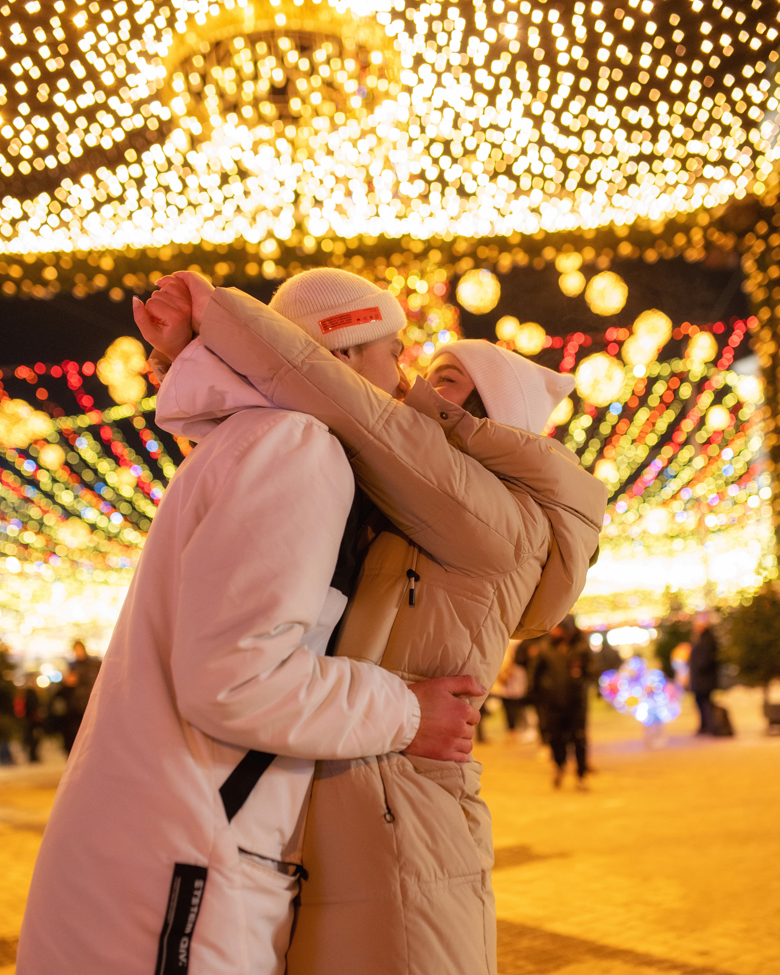 Новогоднее лавстори на улице. Весільний і портретний фотограф в Києві Євген Ковачов