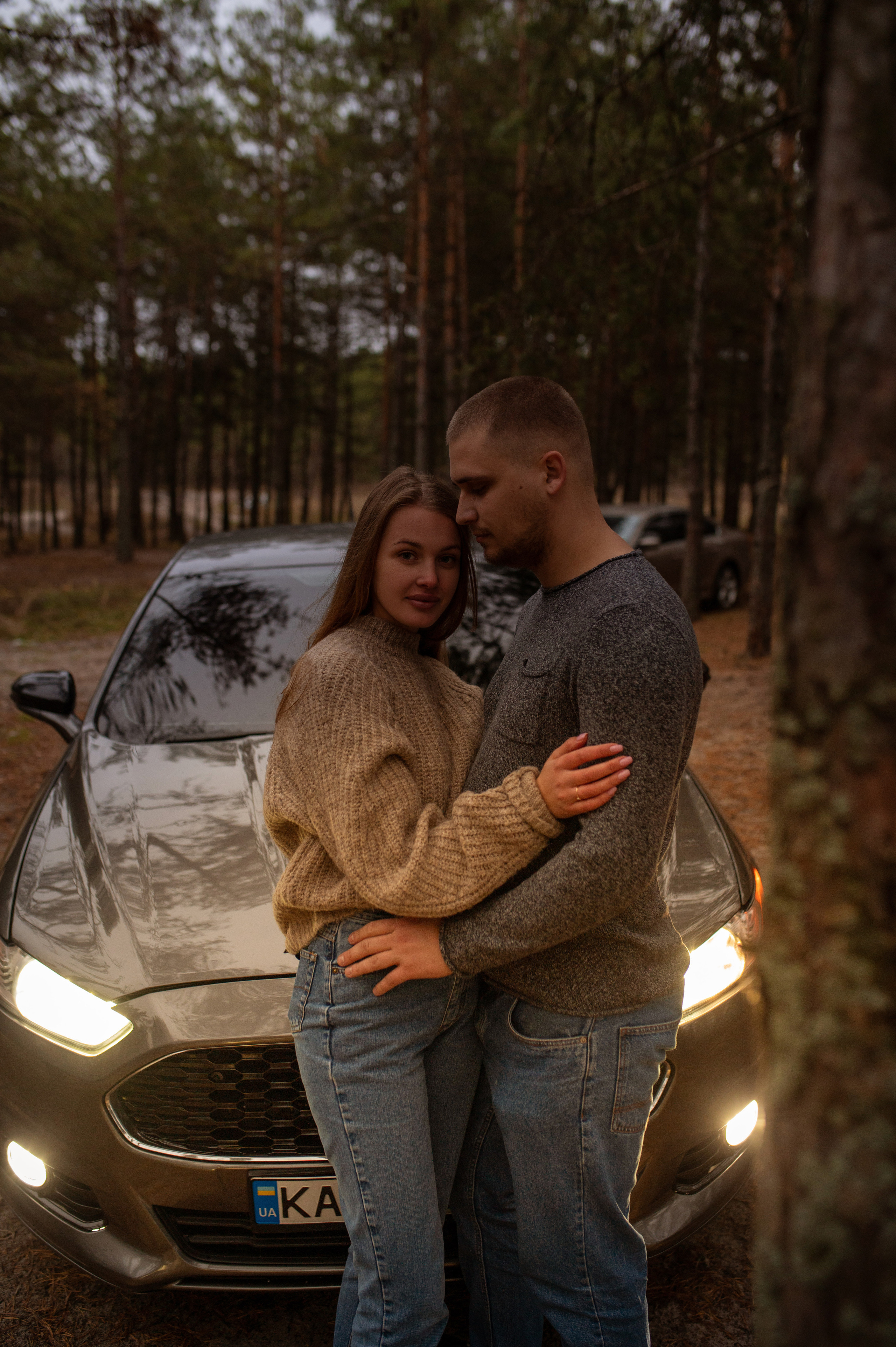 Осеннее лавстори Lovestory на берегу моря. Весільний і портретний фотограф в Києві Євген Ковачов