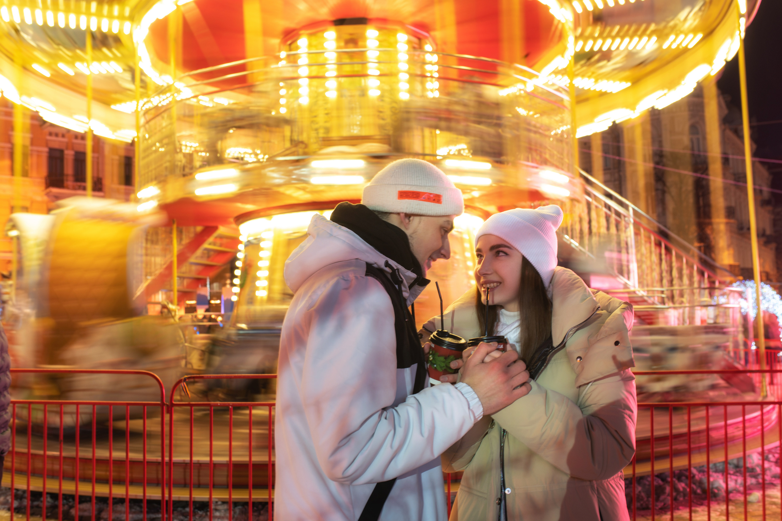 Новогоднее лавстори на улице. Весільний і портретний фотограф в Києві Євген Ковачов