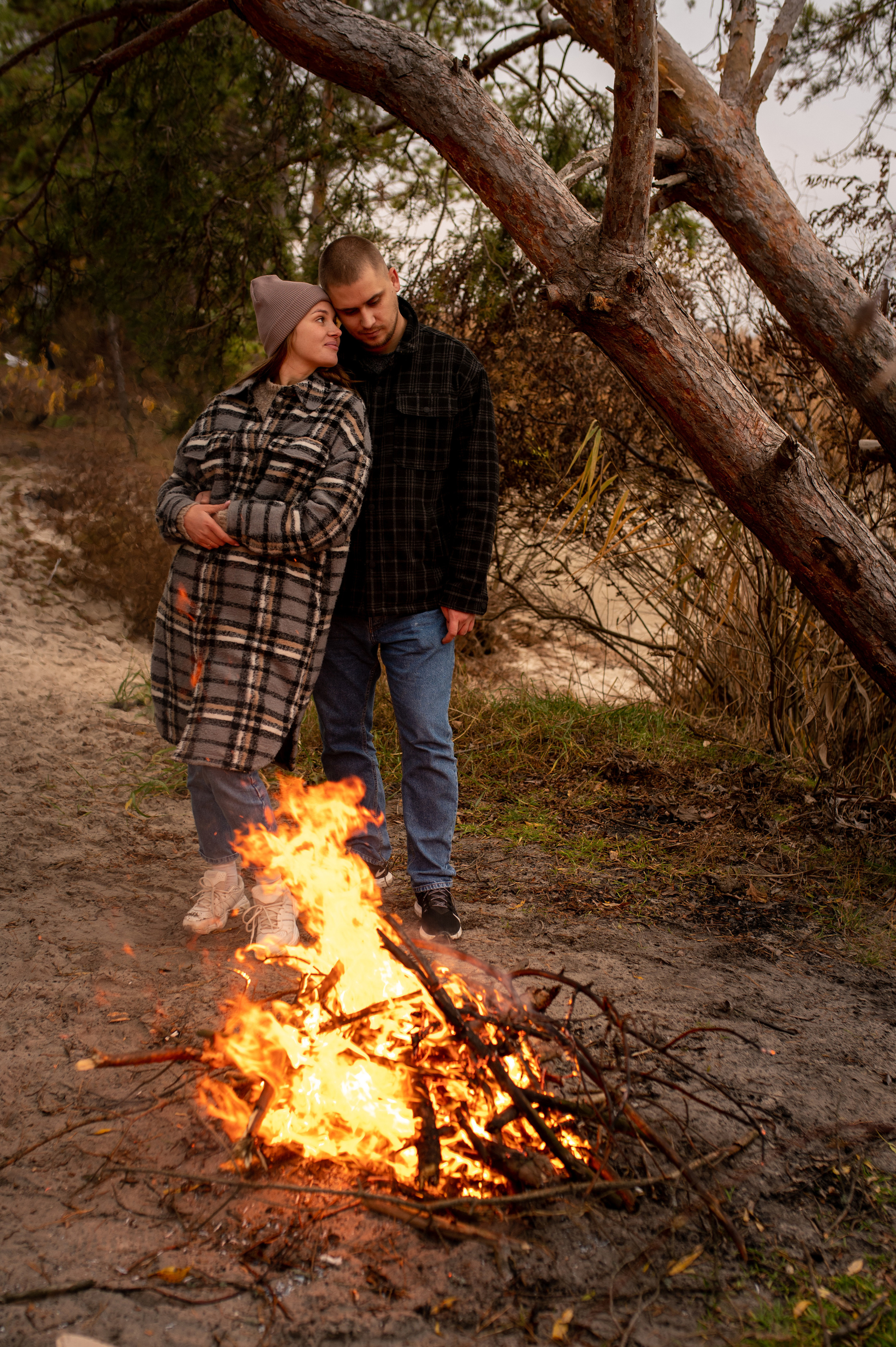 Осеннее лавстори Lovestory на берегу моря. Весільний і портретний фотограф в Києві Євген Ковачов